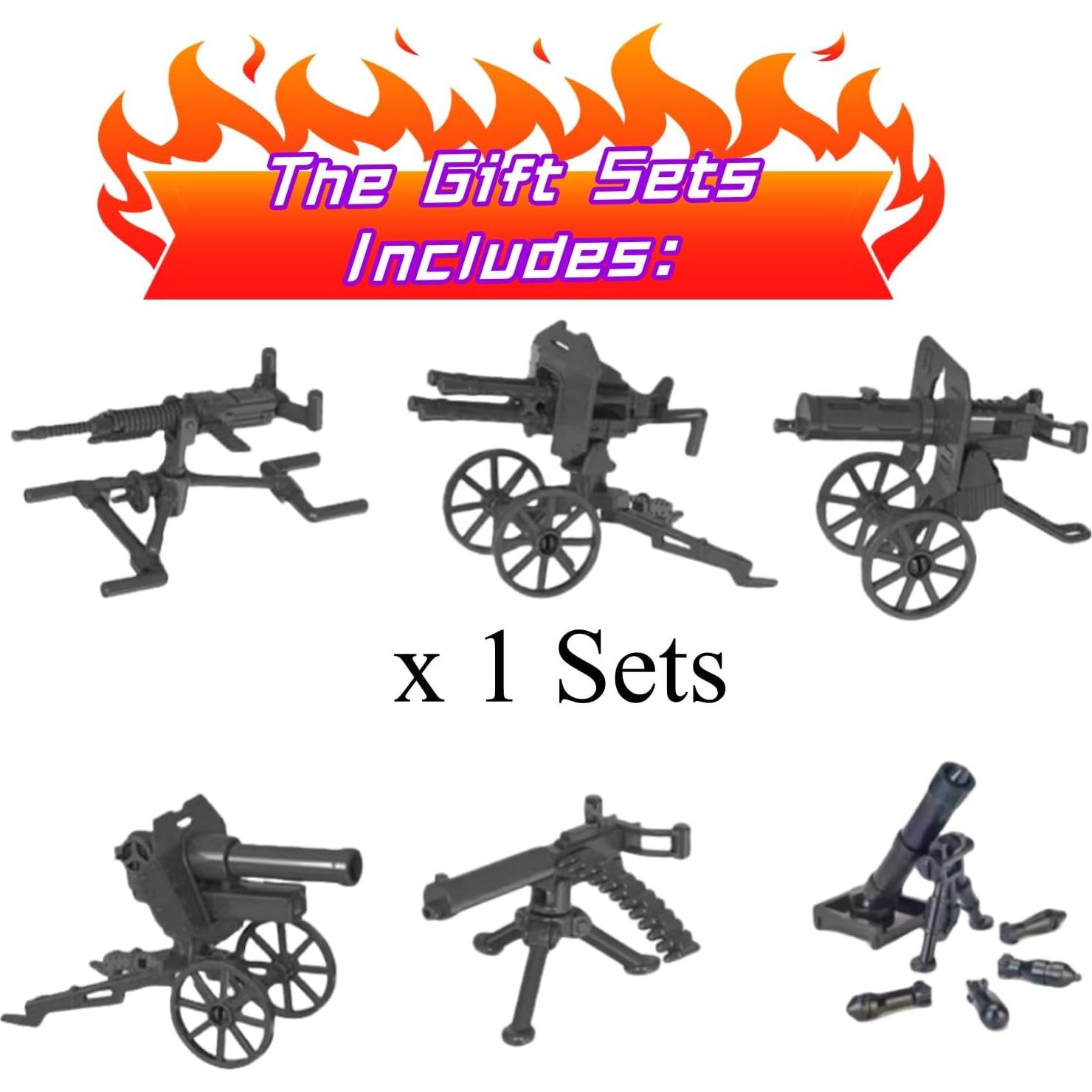 Set de Minifiguras Militares XAPUNK Segunda Guerra Mundial 172 Pcs