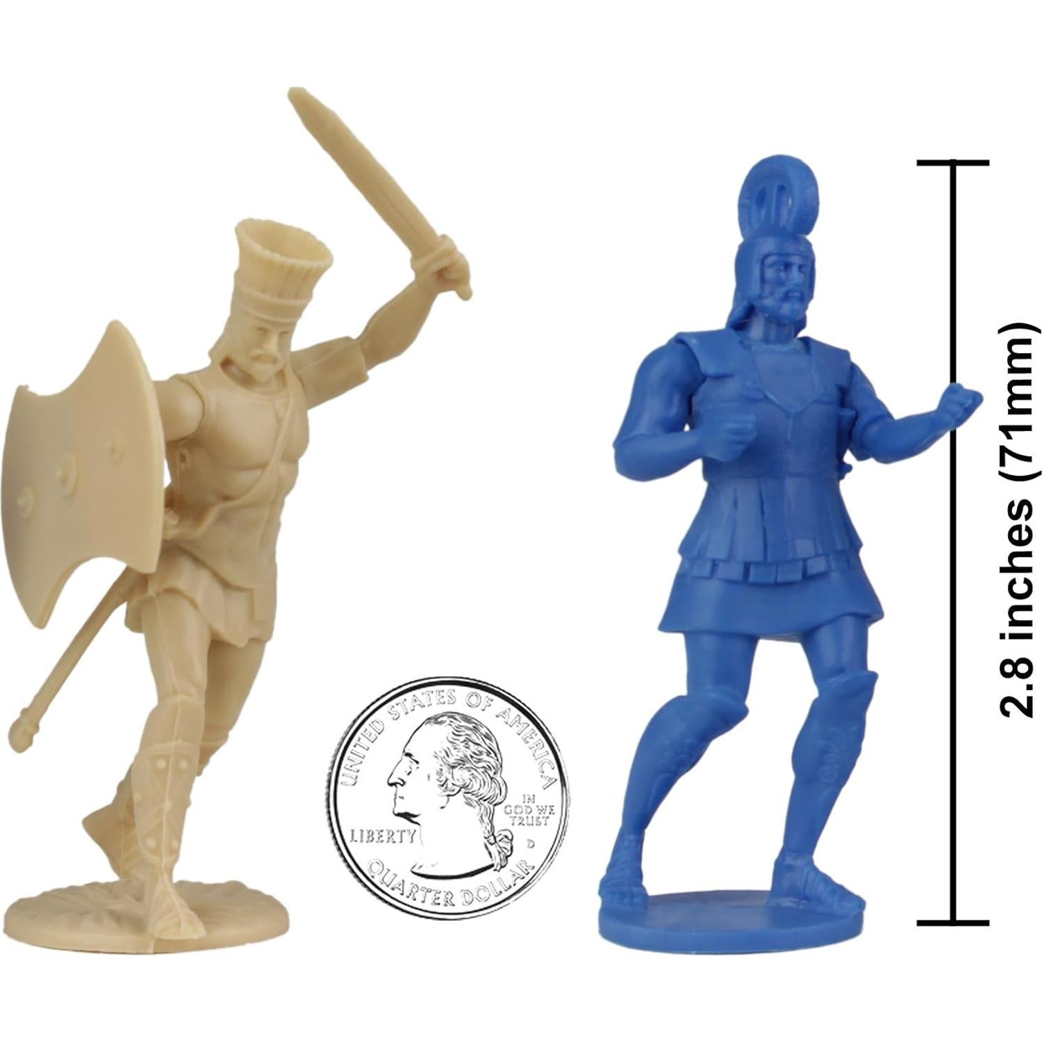 Juego de Guerra de Troya LOD Enterprises 12 Figuras 1:30