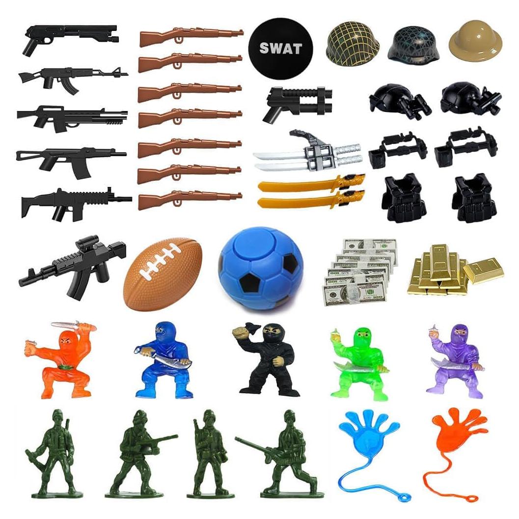 Conjunto de Figuras de Acción Ninja y Soldados - Amarrzrn