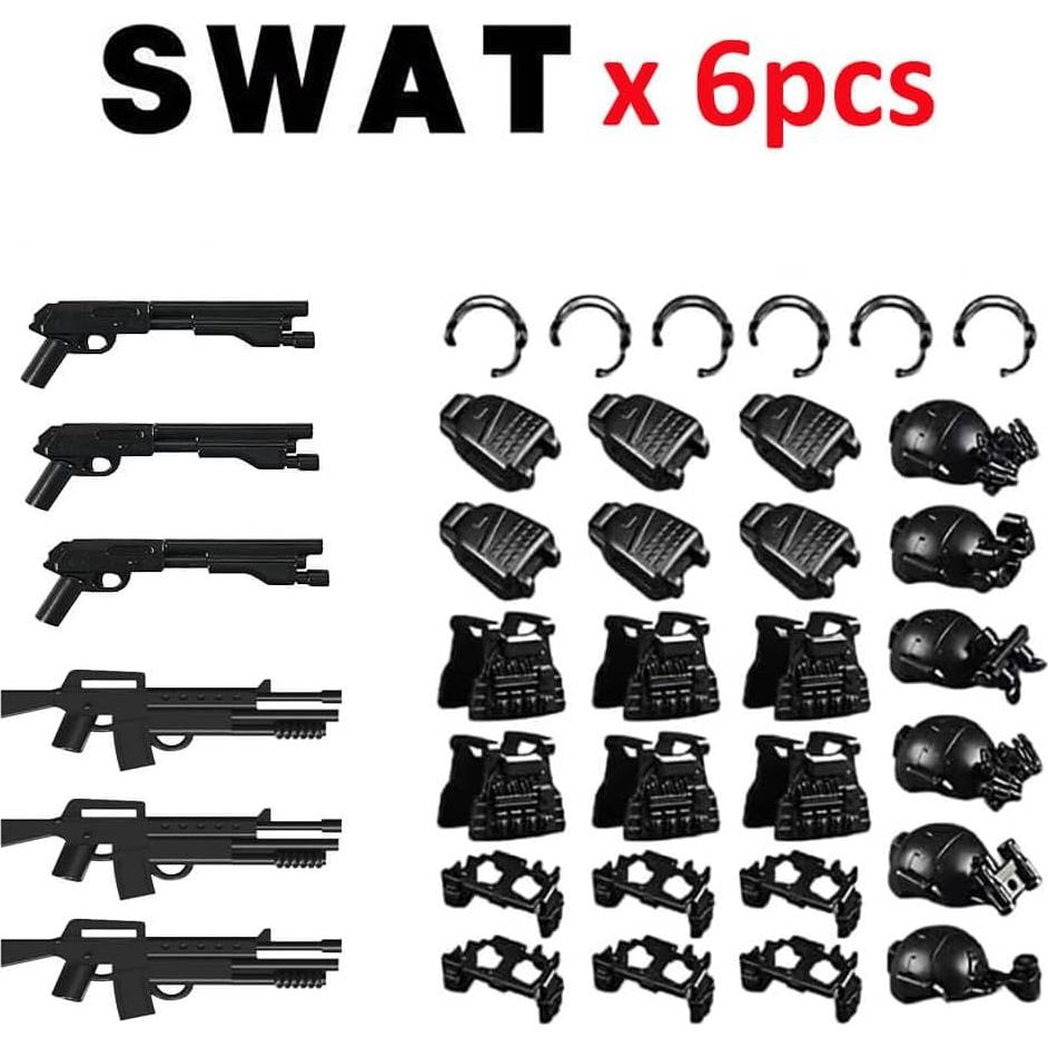 Conjunto de Figuras de Acción Ninja y Soldados - Amarrzrn