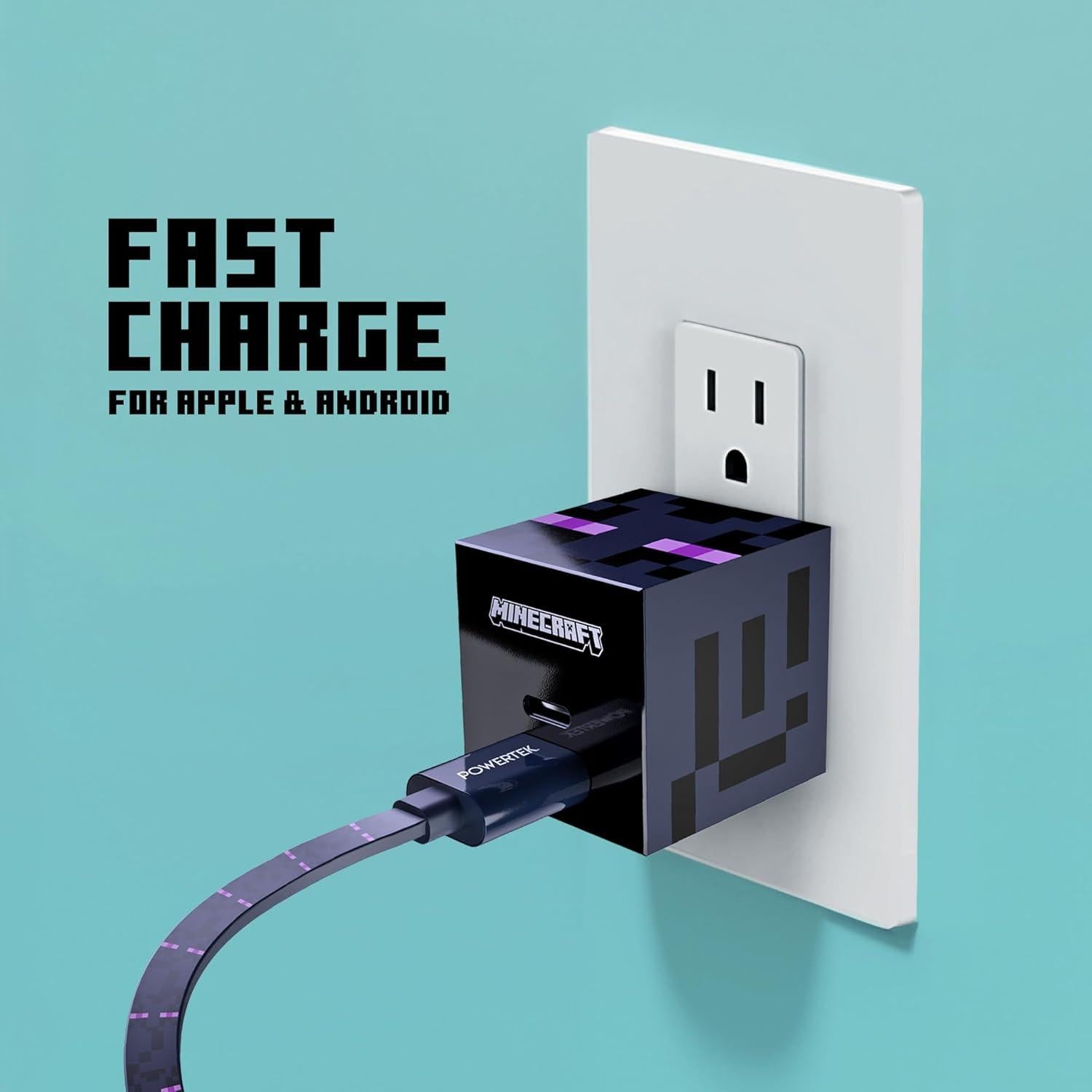 Cargador USB-A a Lightning Liquipel Powertek Enderman 1.83m