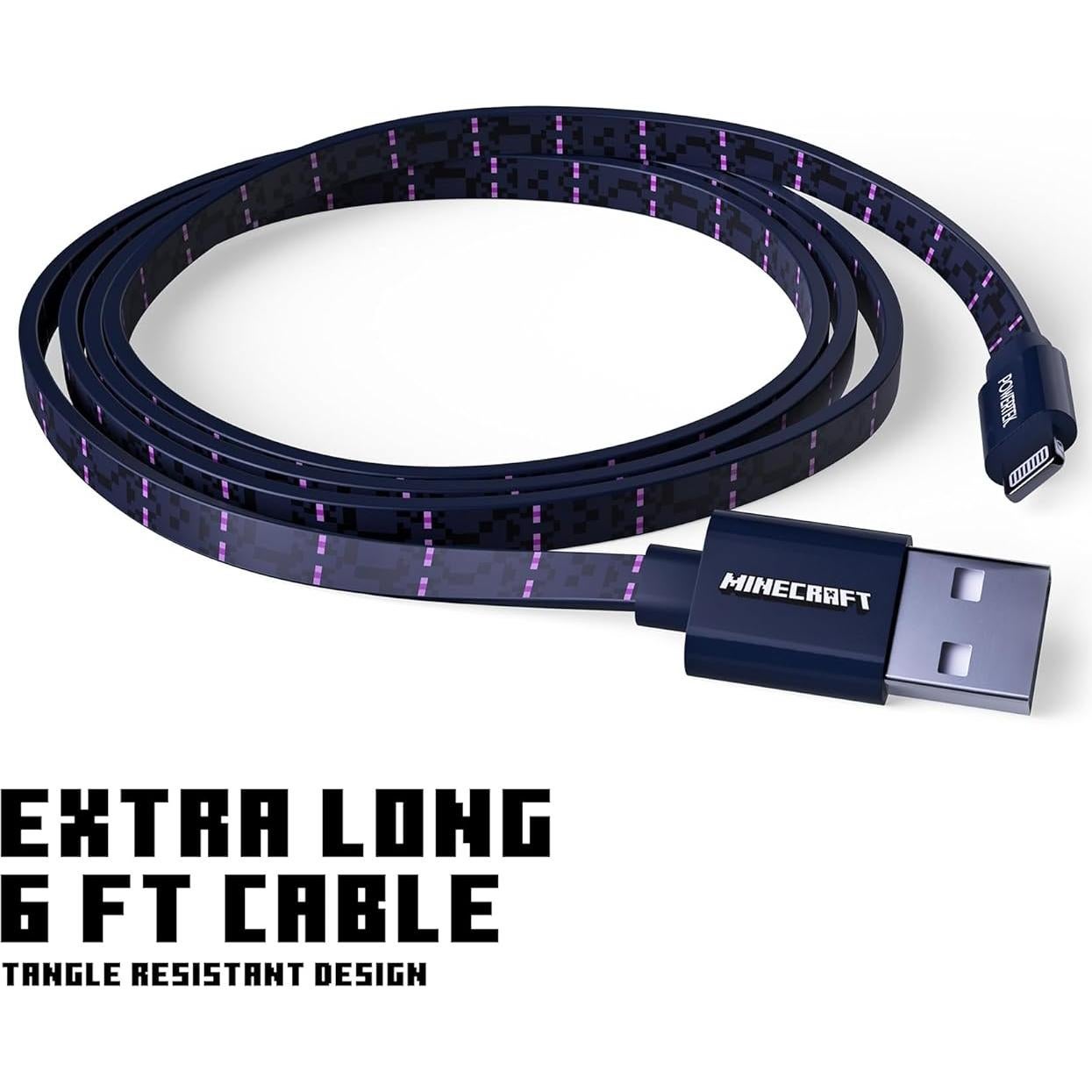 Cargador USB-A a Lightning Liquipel Powertek Enderman 1.83m