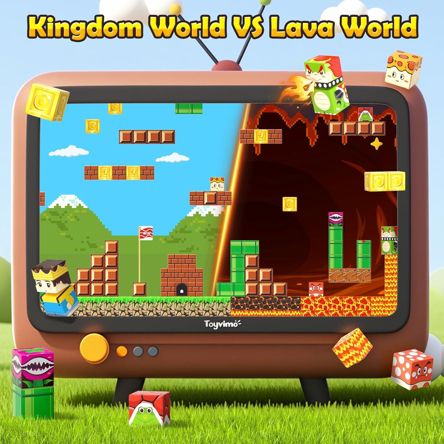 100 Bloques Magnéticos Toyvimo para Construcción Creativa 3+ Años