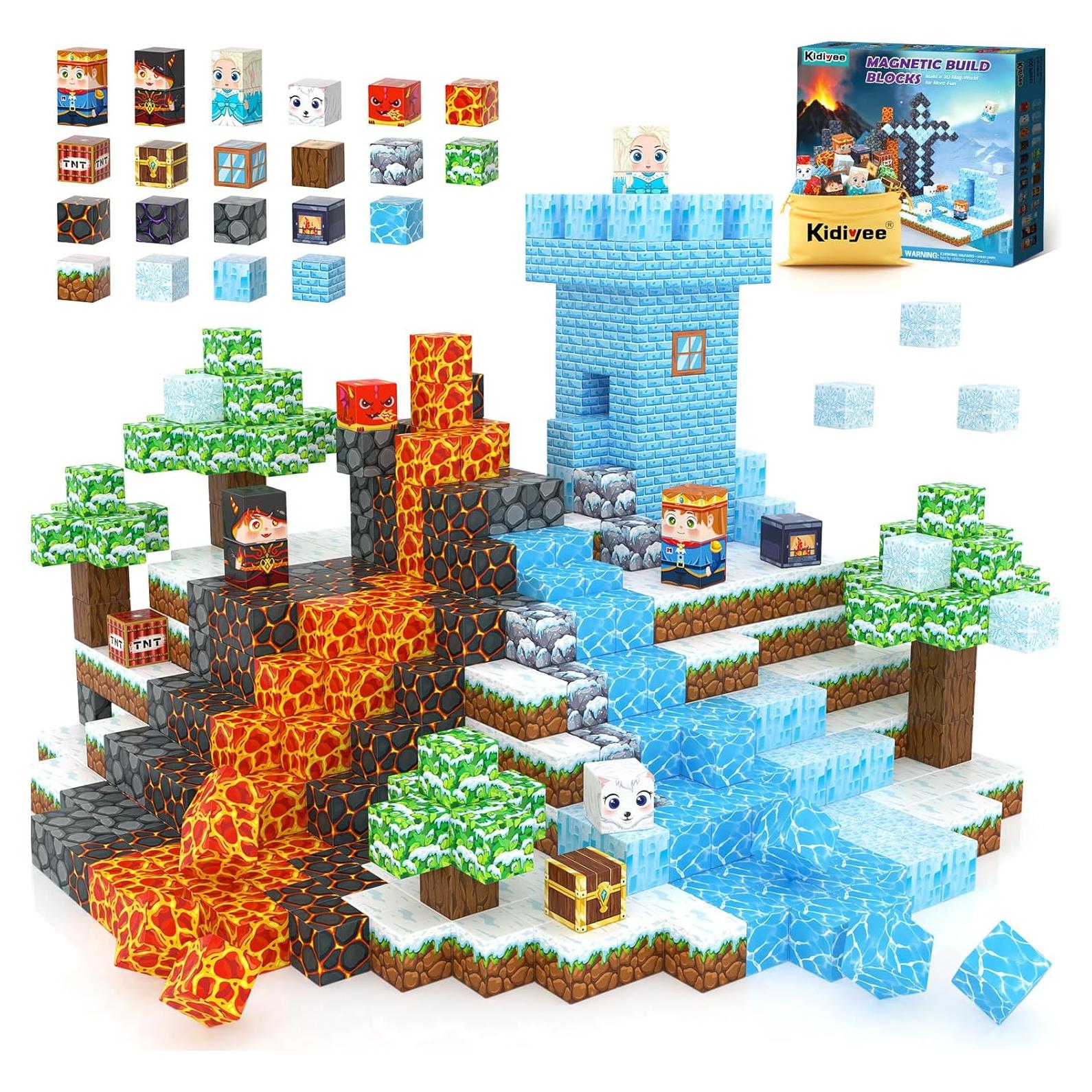 Bloques Magnéticos Kidiyee 100 Piezas 2.03cm Juguetes STEM