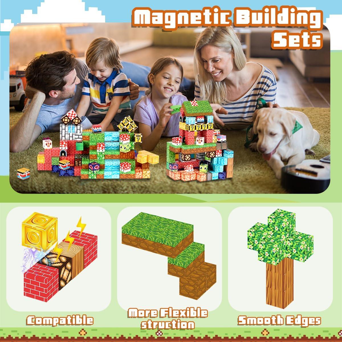 Bloques Magnéticos AKALOL 120PCS Juguetes Educativos STEM