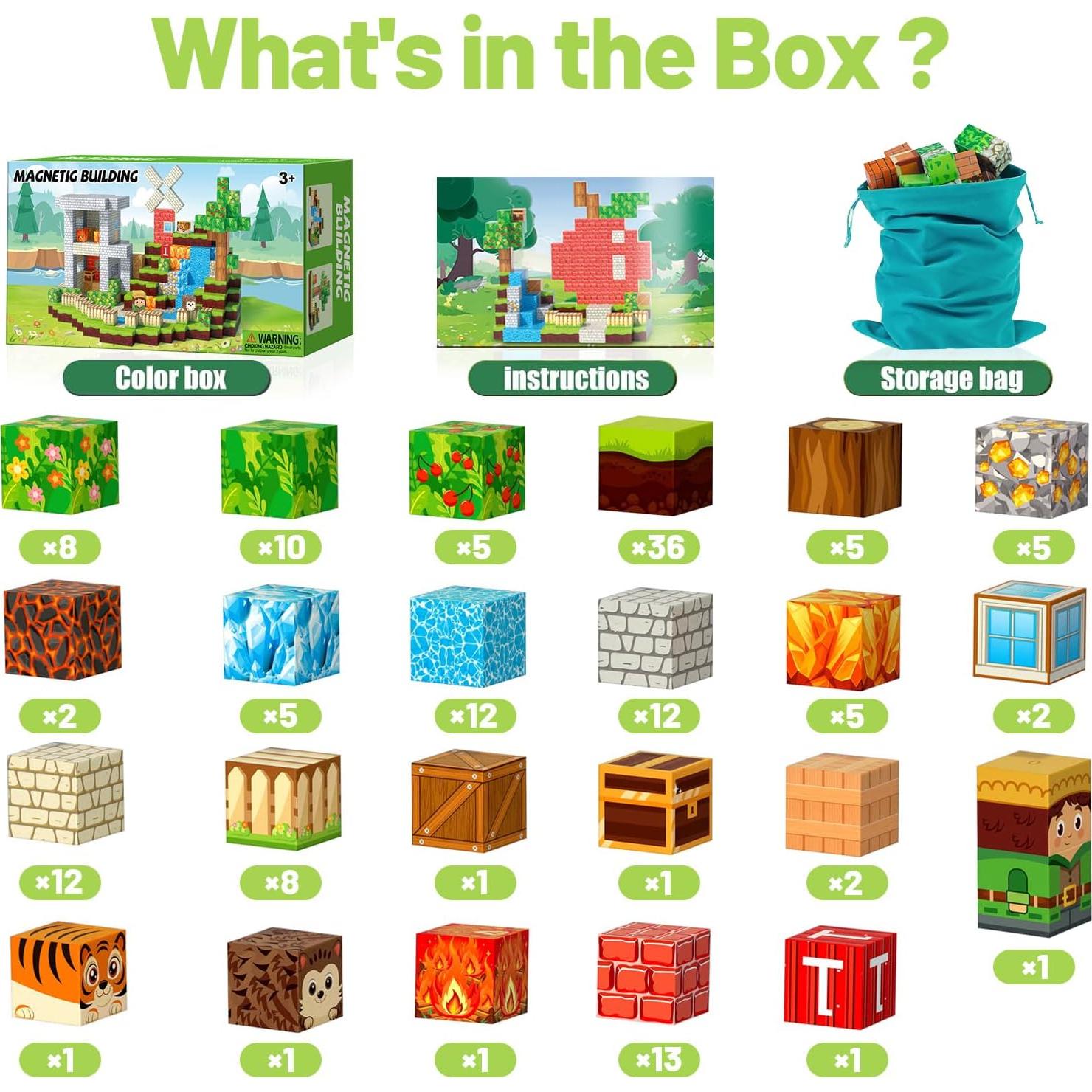 Bloques Magnéticos 150PCS BIGSENYAO Juguetes Educativos STEM