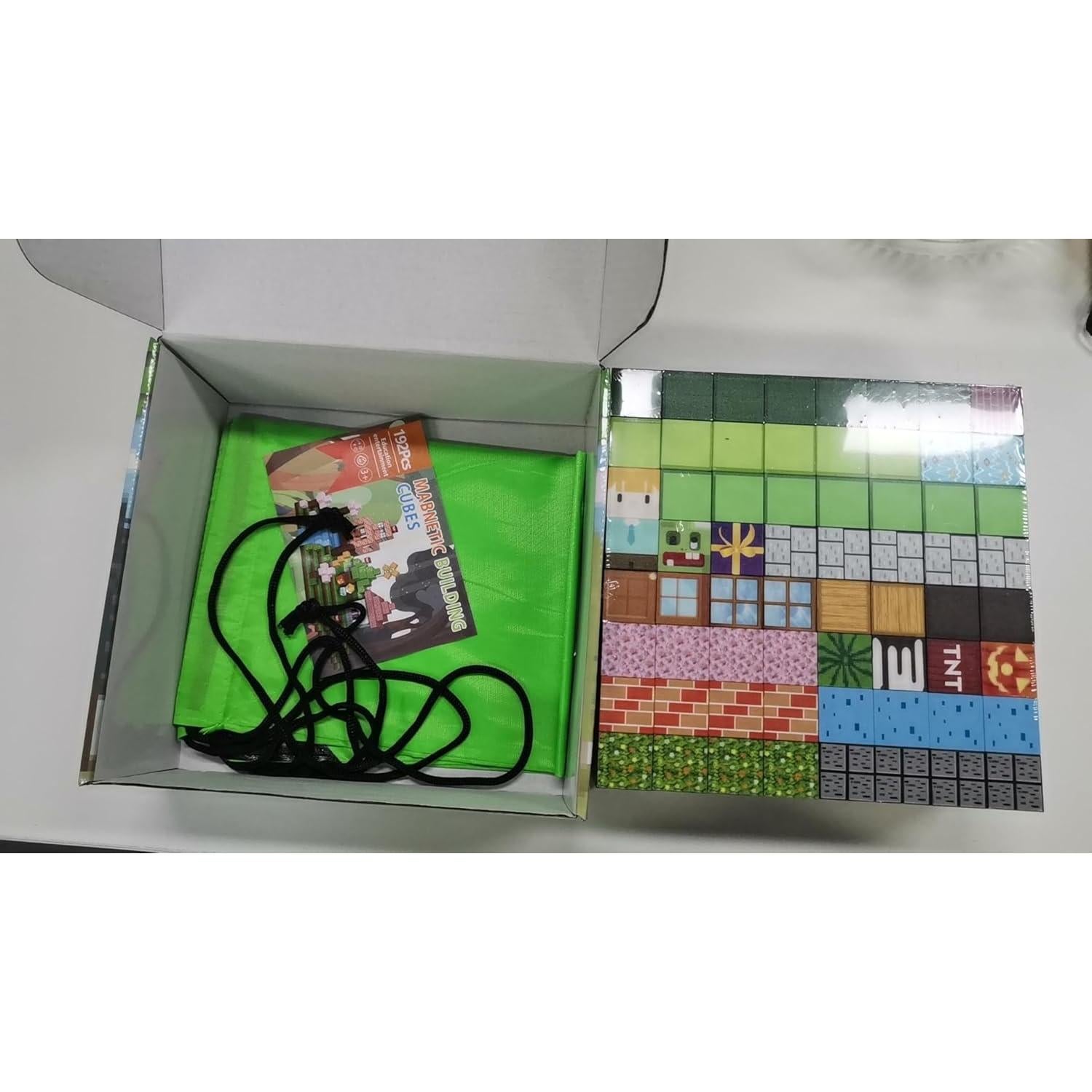 192 Bloques Magnéticos Milerong 2.5 cm para Niños 3+ Años