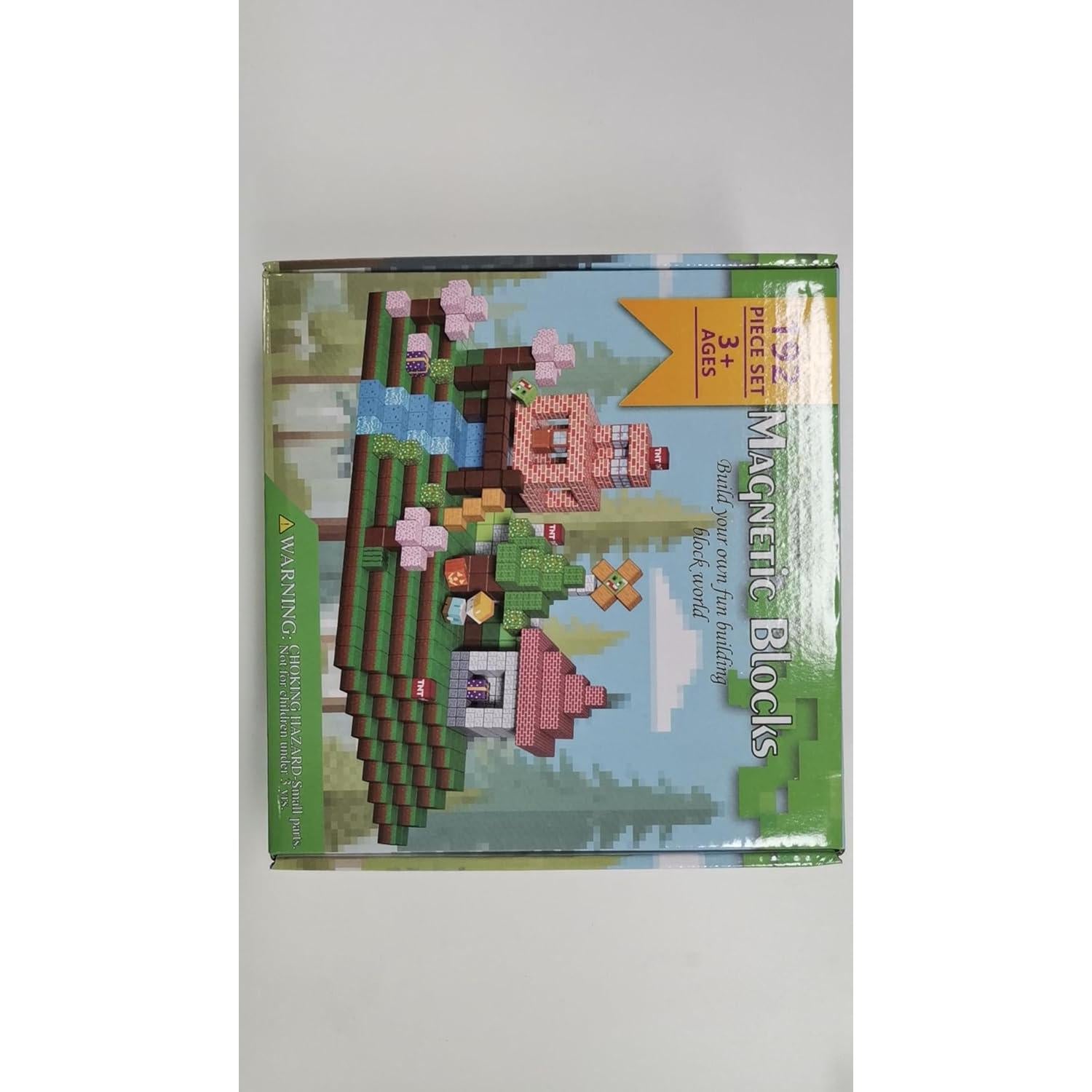 192 Bloques Magnéticos Milerong 2.5 cm para Niños 3+ Años