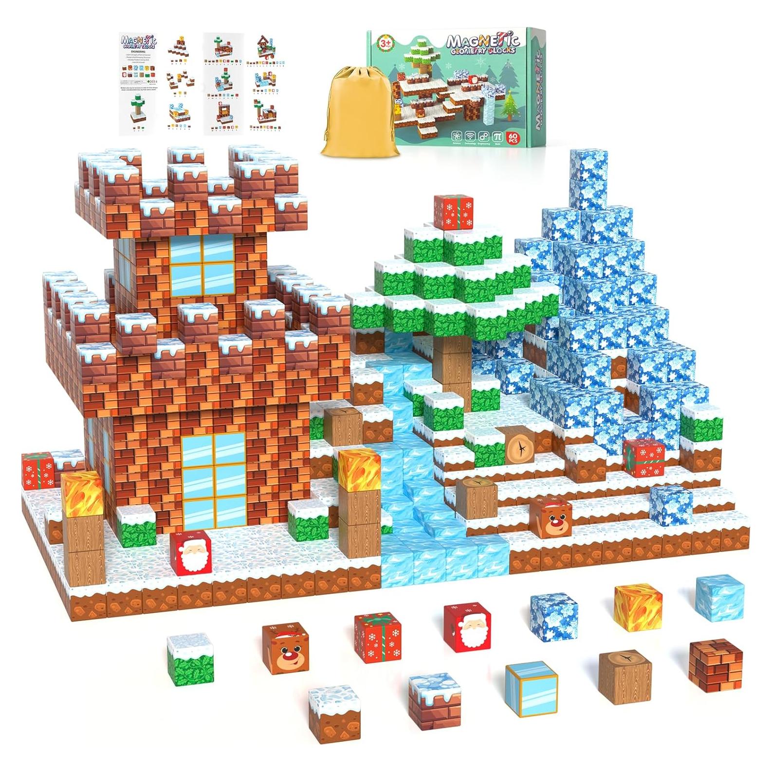 Bloques Magnéticos Venezibe para Niños 3-7 Años - Juguete Educativo