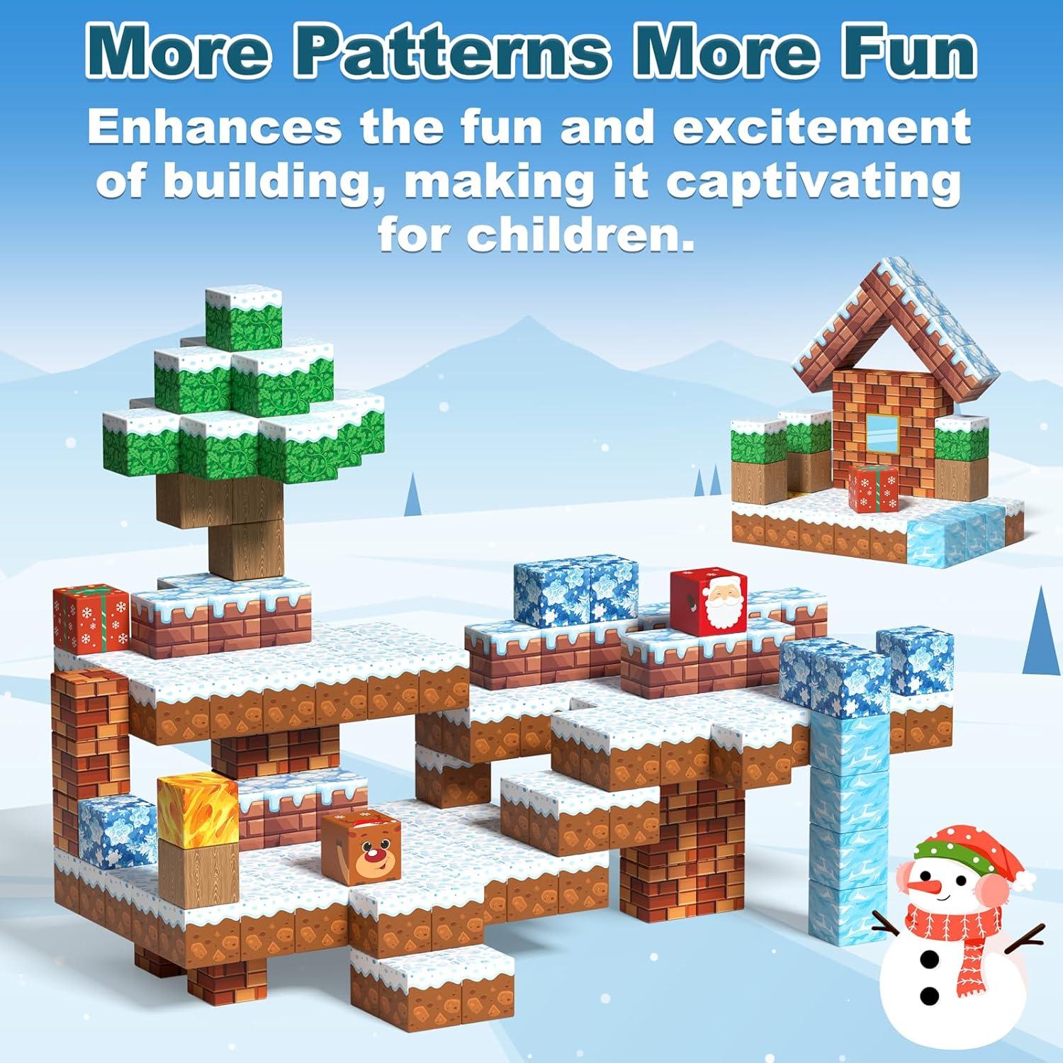 Bloques Magnéticos Venezibe para Niños 3-7 Años - Juguete Educativo