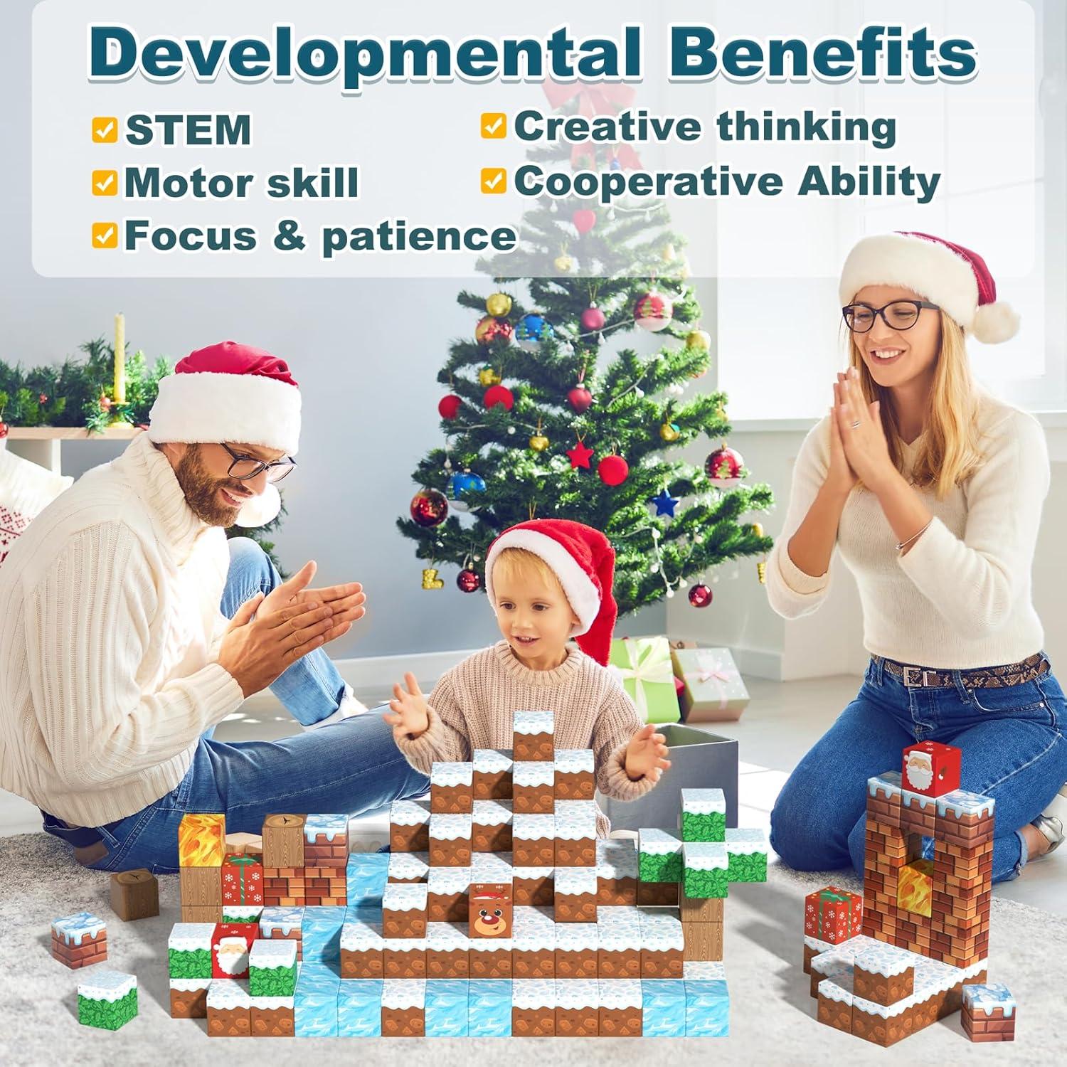 Bloques Magnéticos Venezibe para Niños 3-7 Años - Juguete Educativo