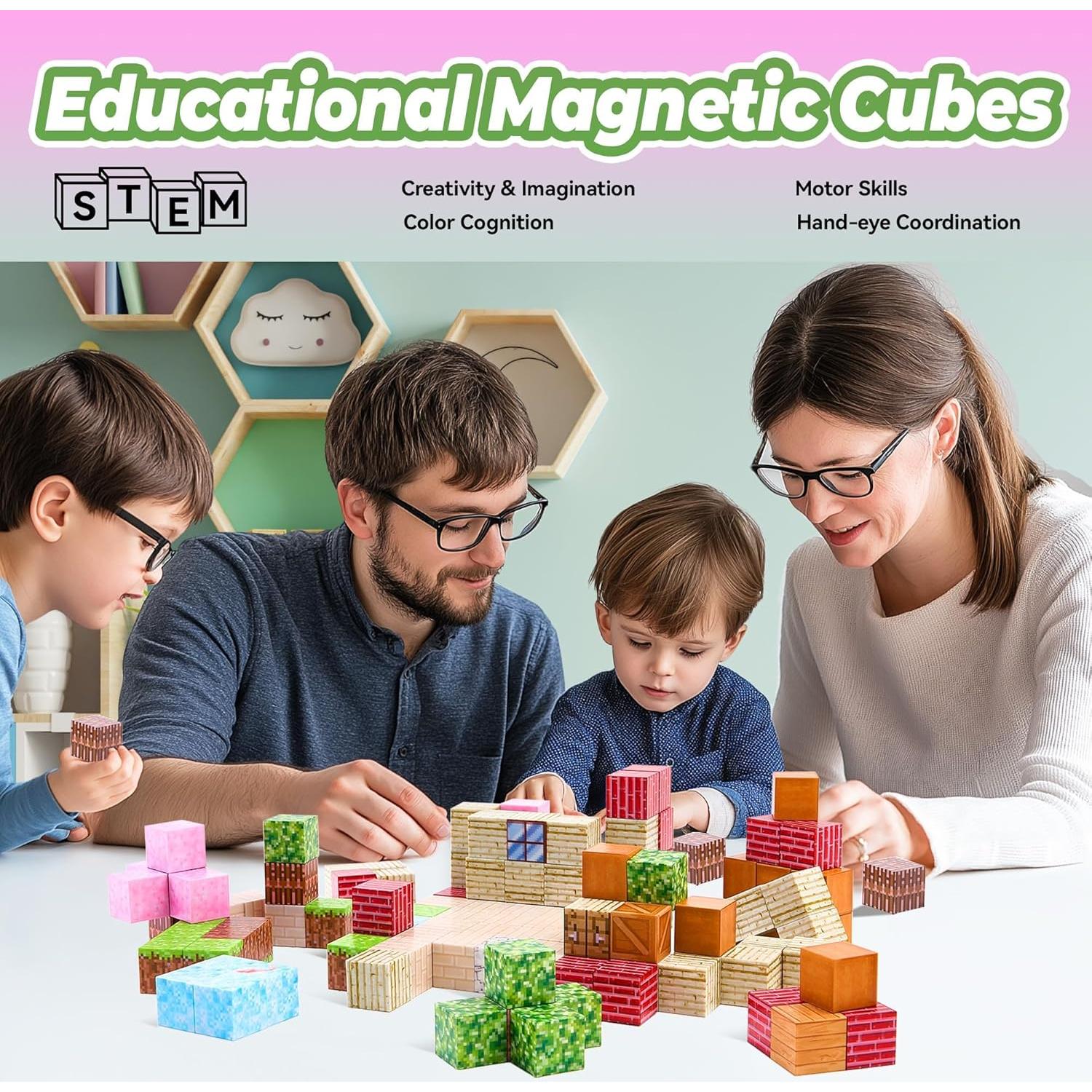 Bloques Magnéticos VigorFun Patio - Juguetes Montessori 3 a 12 años