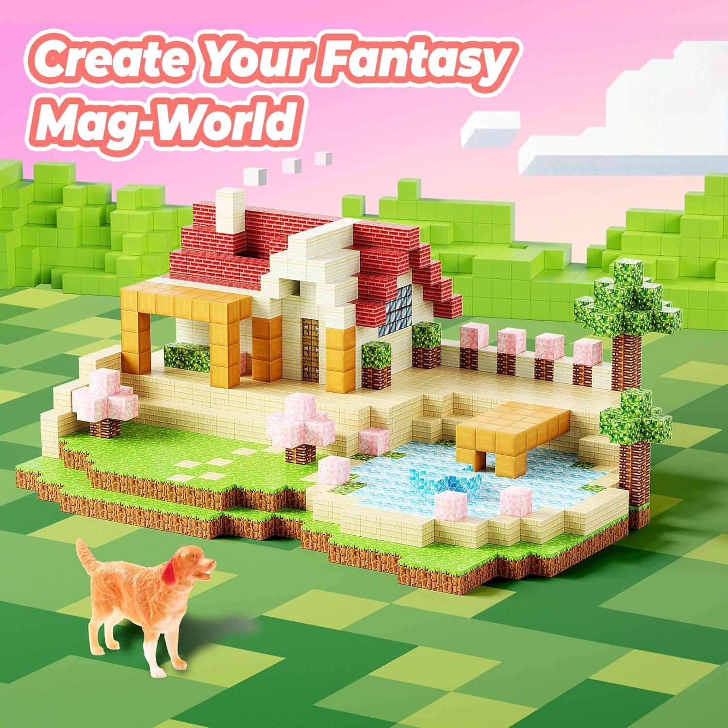 Bloques Magnéticos VigorFun Patio - Juguetes Montessori 3 a 12 años