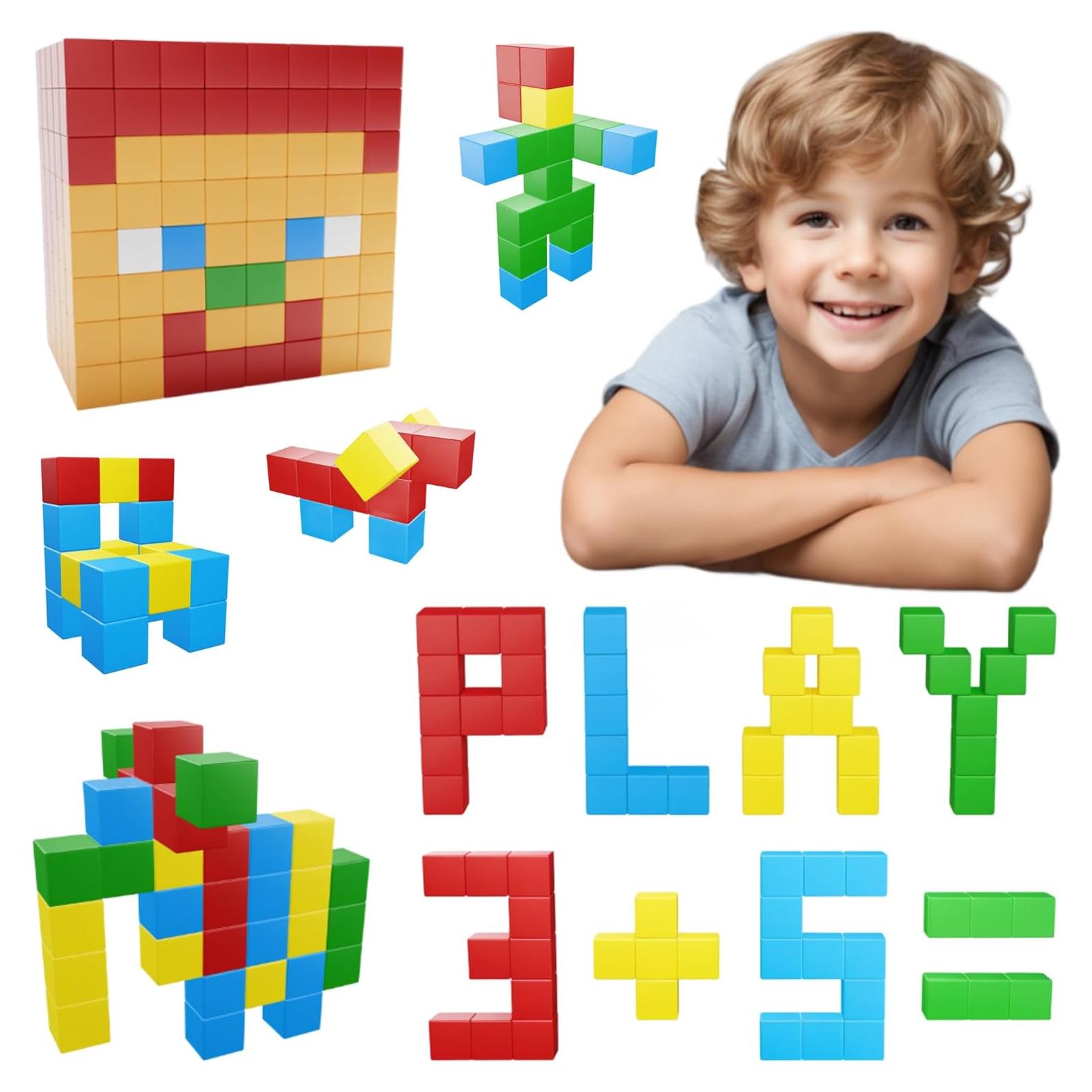 Bloques Magnéticos Intock 40 Piezas Juguetes Educativos