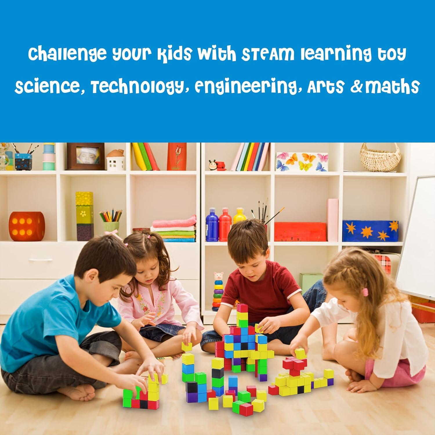 Bloques Magnéticos Extra Grandes 35 Piezas 4 cm para Niños