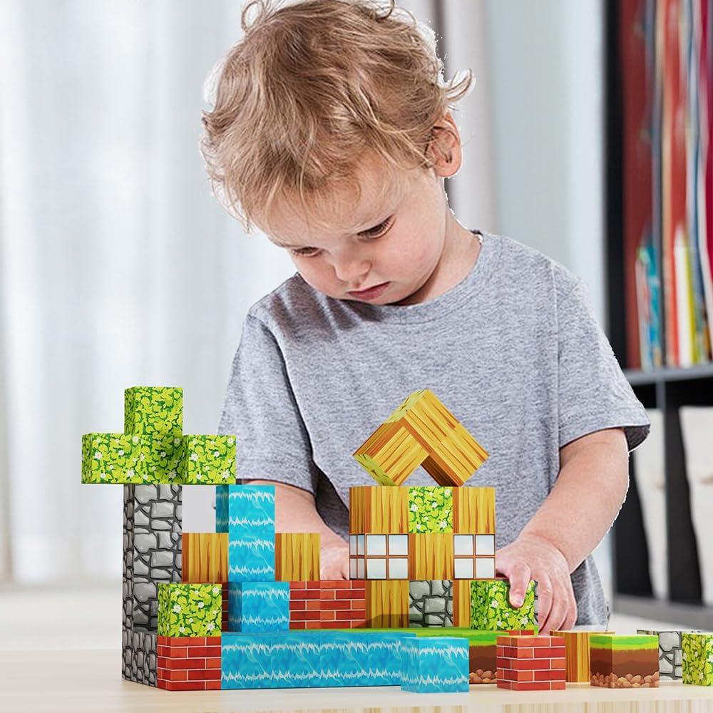 Bloques Magnéticos de Construcción Shantou 63 PCS para Niños 3+