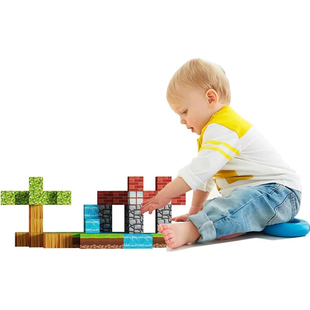 Bloques Magnéticos de Construcción Shantou 63 PCS para Niños 3+