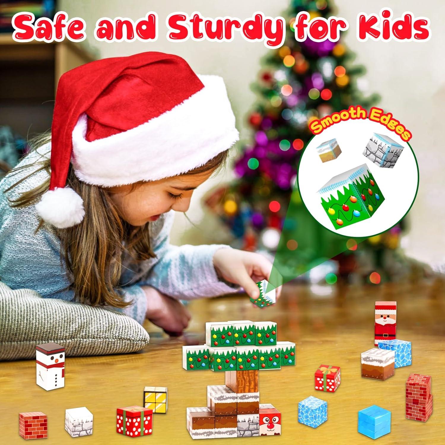 Bloques Magnéticos Fikamd 78 Piezas Juguetes Educativos 3+