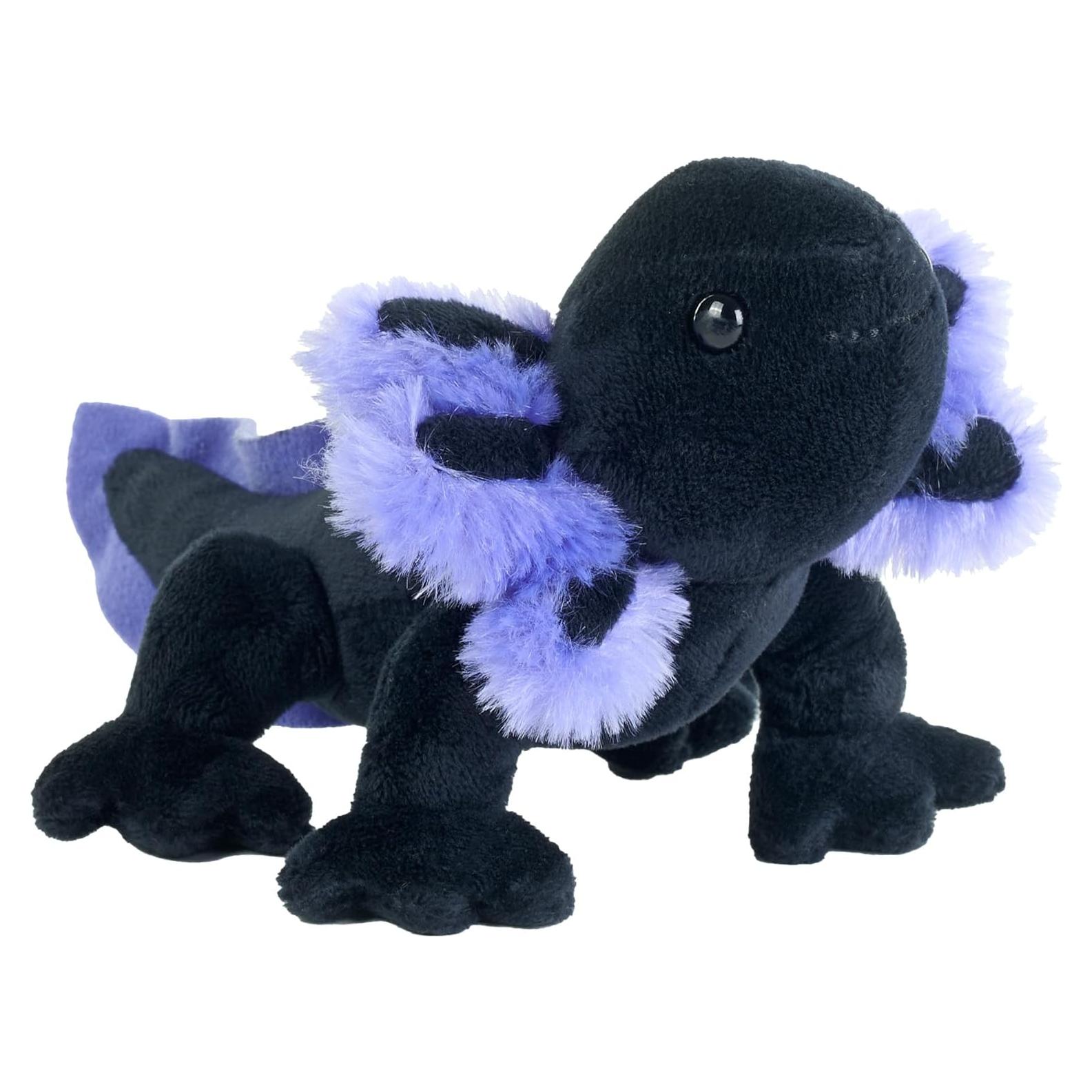 Peluche Axolotl Negro Wild Republic 12.7 cm Ecológico