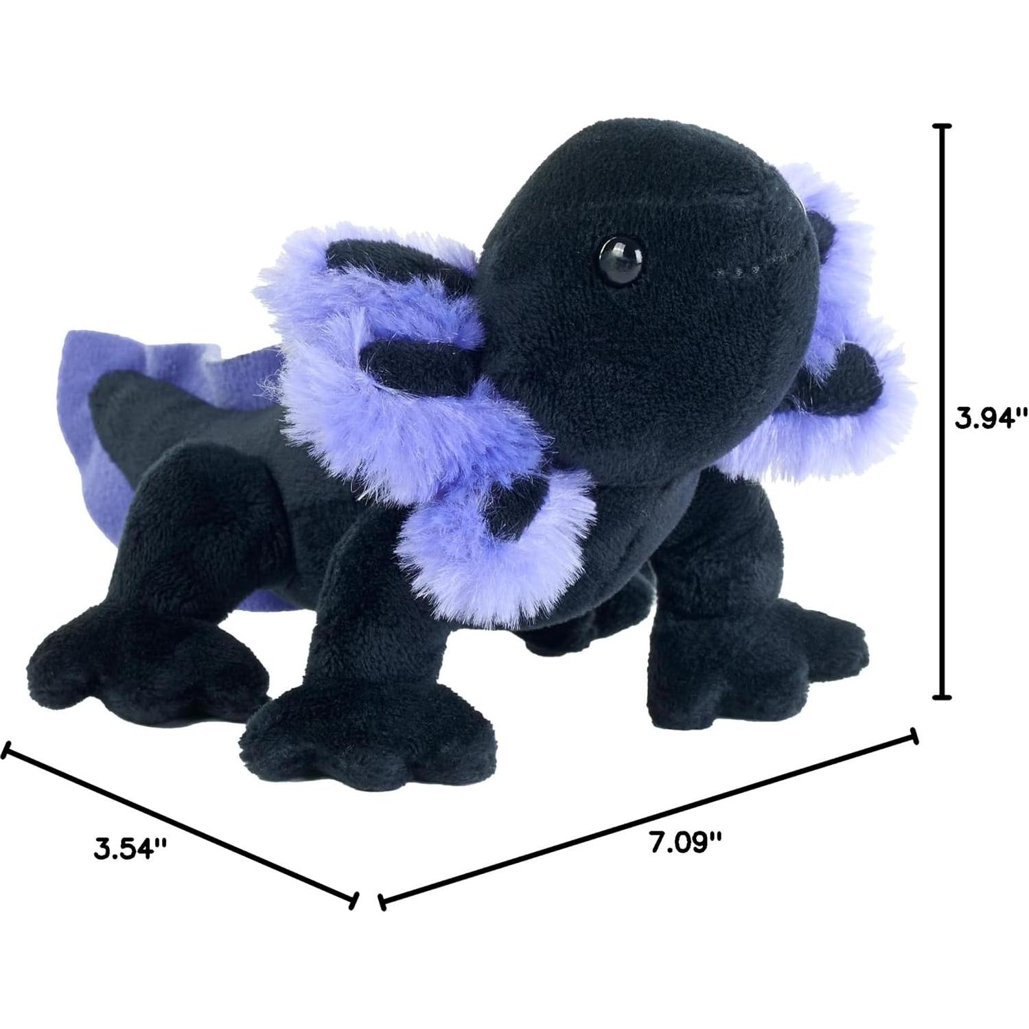 Peluche Axolotl Negro Wild Republic 12.7 cm Ecológico