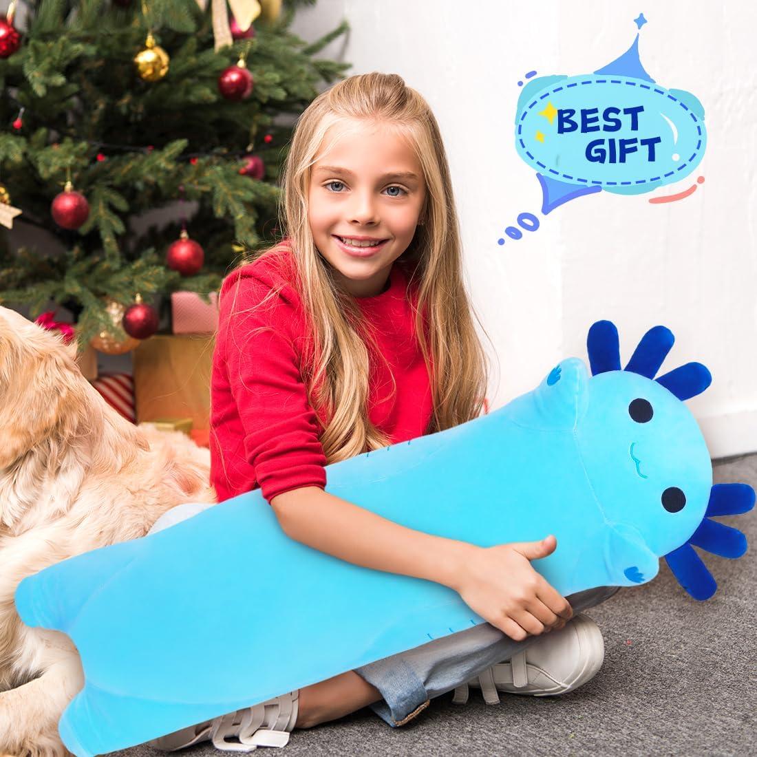 Juguete de Peluche Axolote 70 cm Azul Sausudols Suave