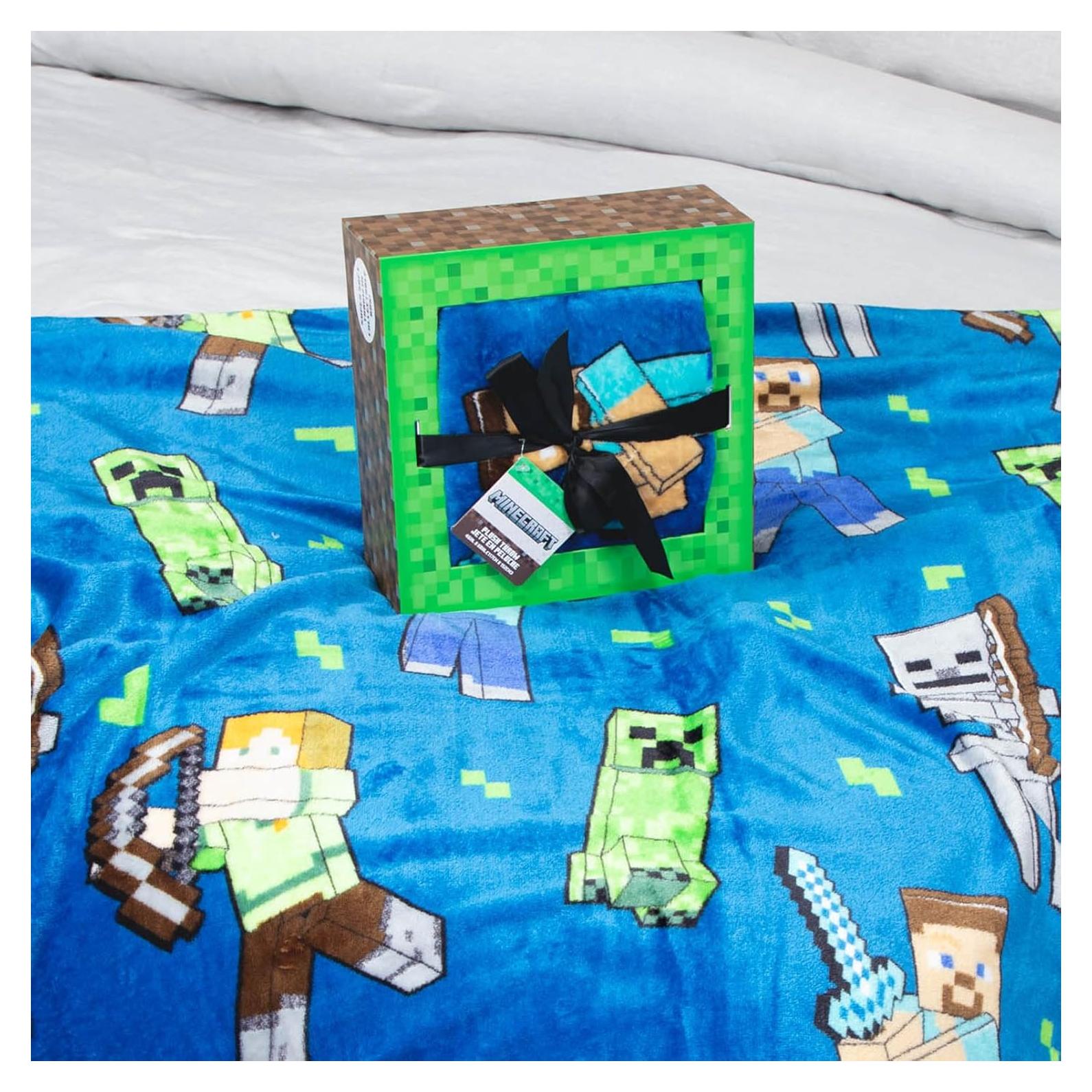 Manta de Felpa Jay Franco Minecraft 116.8x152.4 cm - Creeper