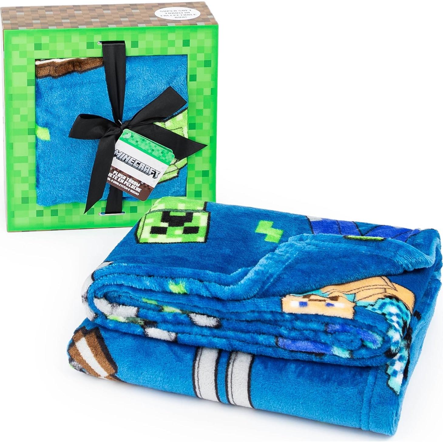 Manta de Felpa Jay Franco Minecraft 116.8x152.4 cm - Creeper