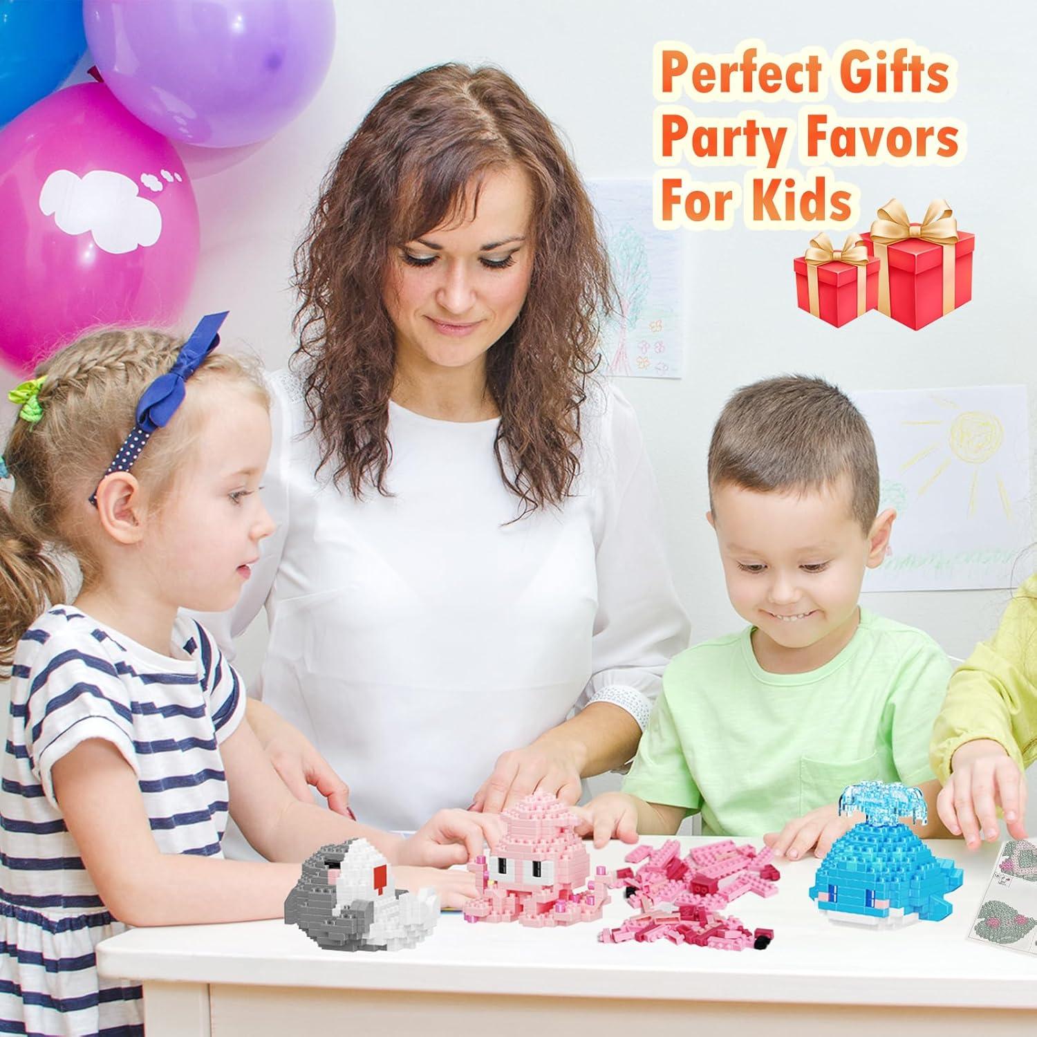 Set de Bloques de Construcción Animales Marinos TENYEAH 12 Piezas