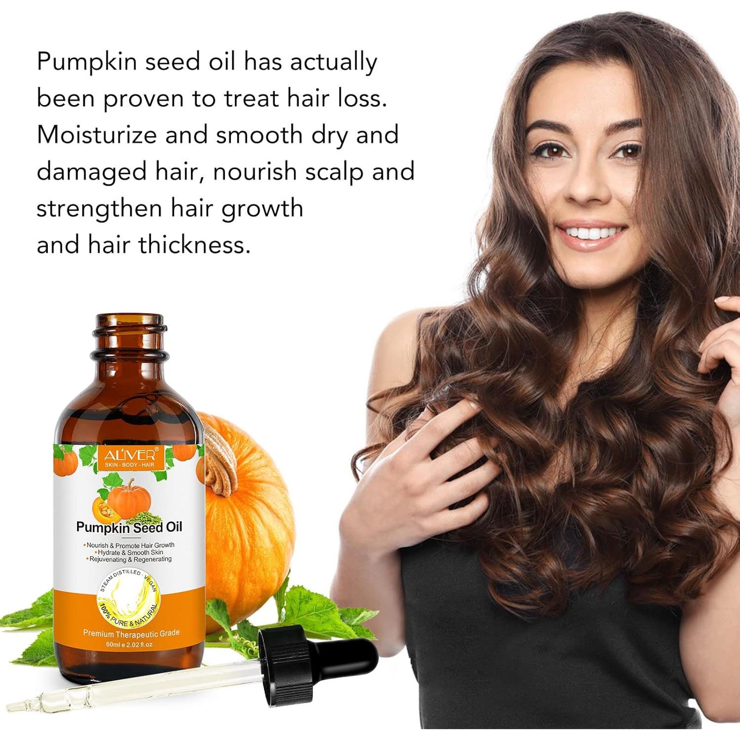 Aceite de Semilla de Calabaza Cacukn 59.87 ml Hidratante Cabello y Piel