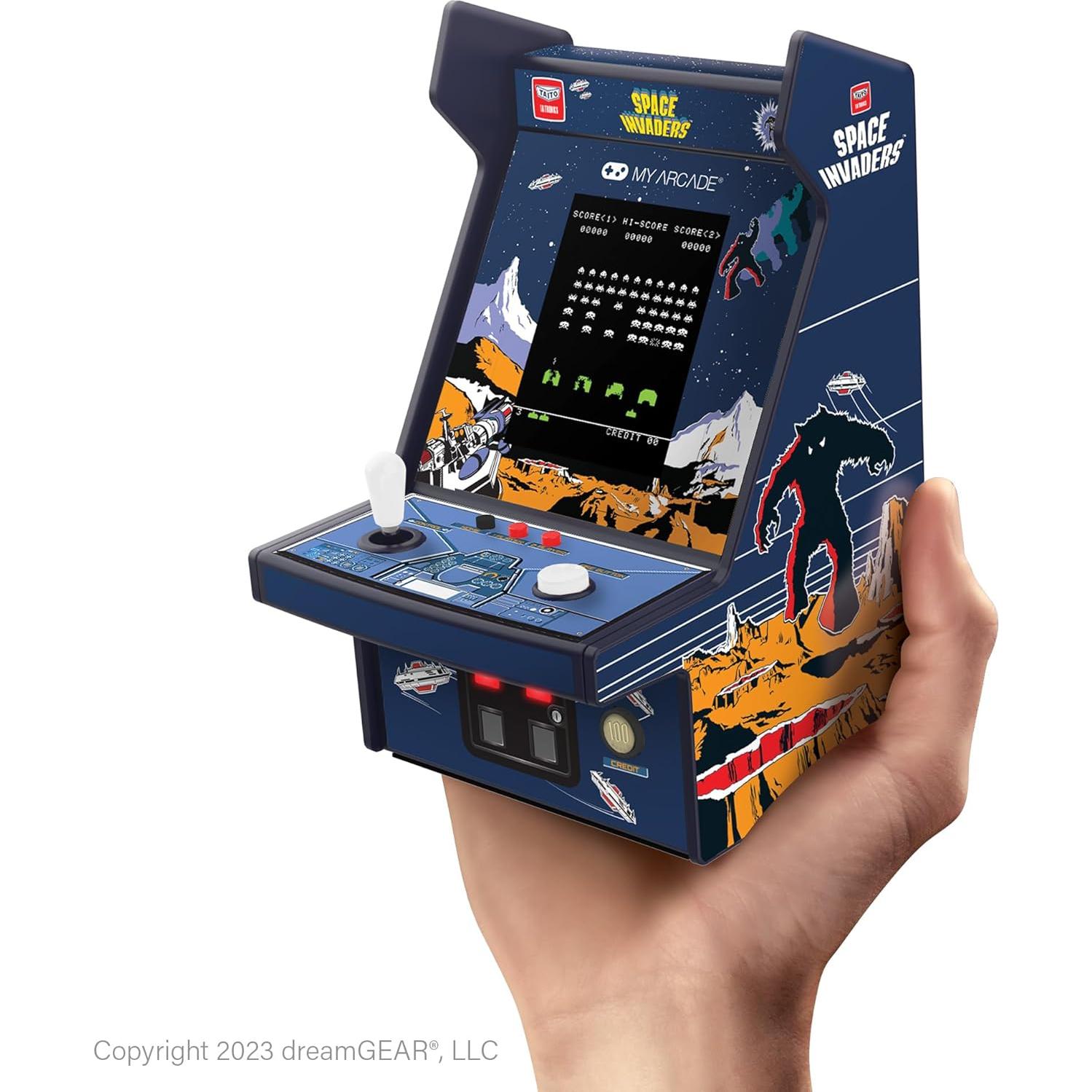 Mi Arcade Space Invaders Pro Mini Arcade 6.99 cm Licencia Oficial
