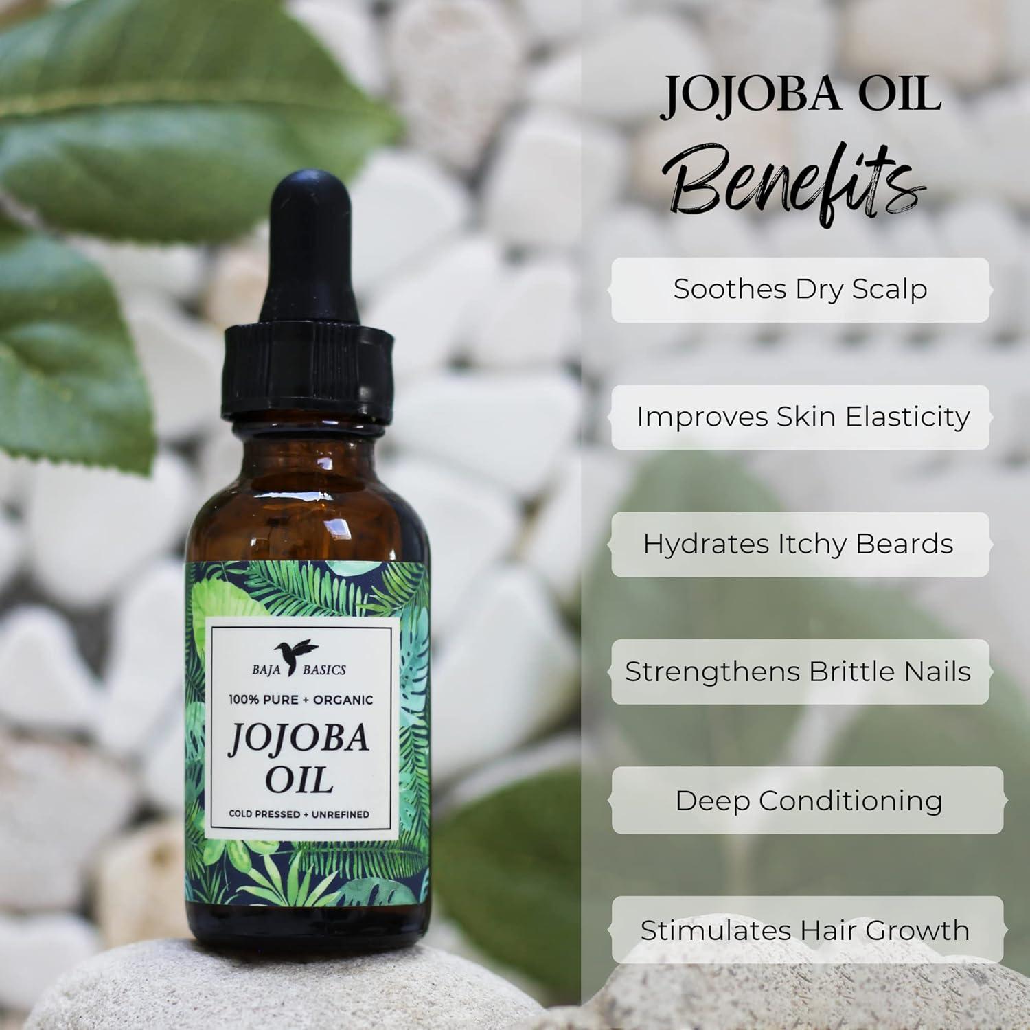 Aceite de Jojoba Puro Baja Basics 113.4 g Hidratante Multiusos