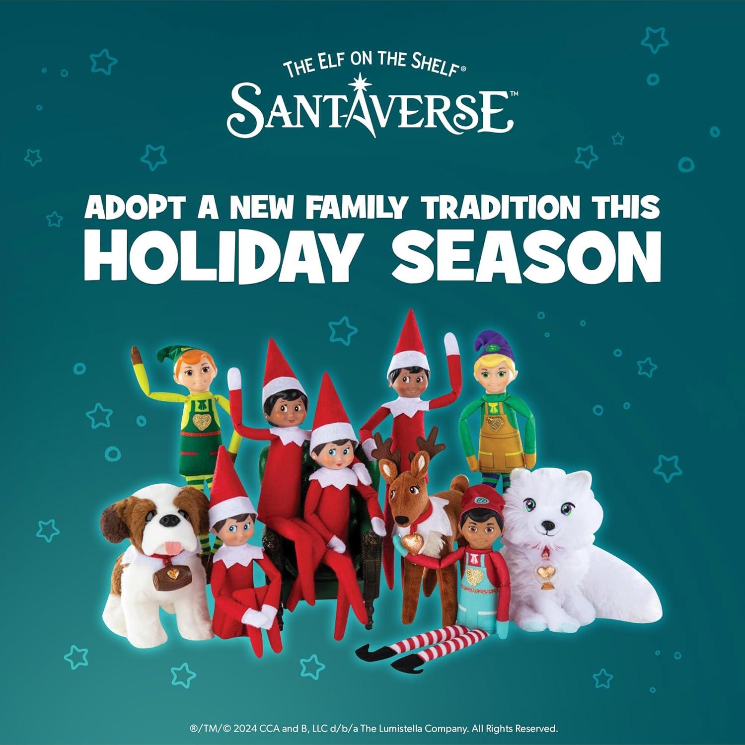 Calendario de Adviento Elfo en el Estante 12 Días con Figuras