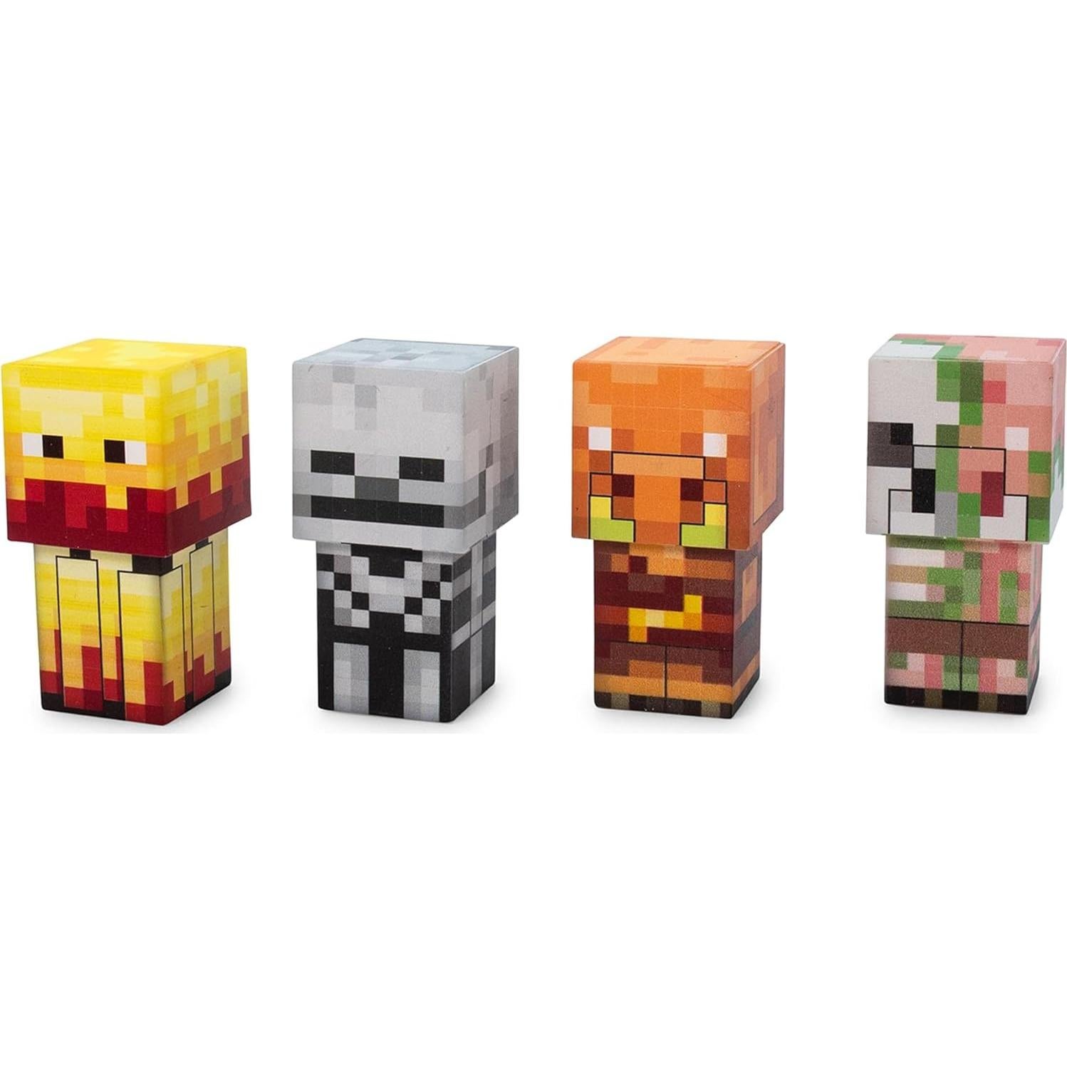 Luces de estado de ánimo Minecraft Ukonic, set de 4 figuras LED