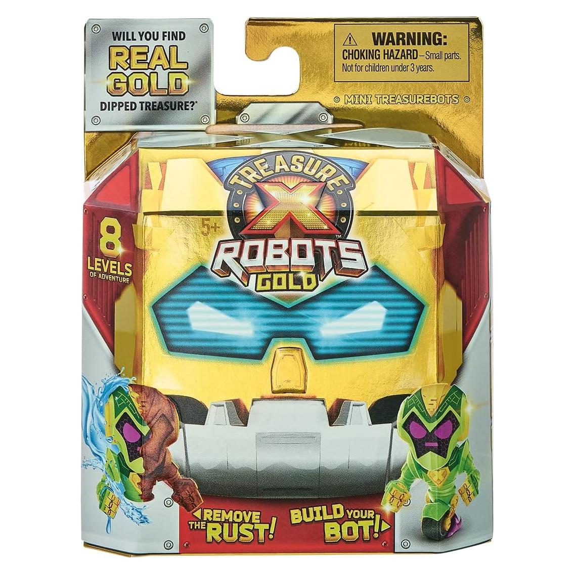Mini Robot Treasure X Robots Gold Moose - Aventura 8 Niveles