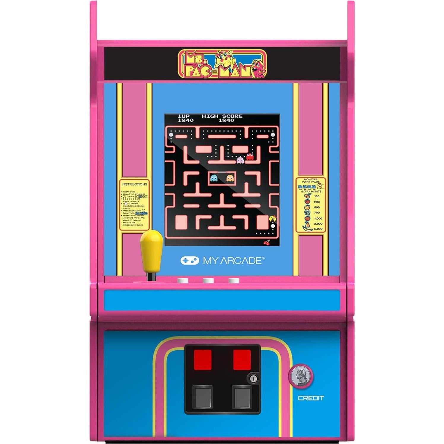 Mi Arcade Ms. Pac-Man Micro Player Pro 6.99 cm Retro