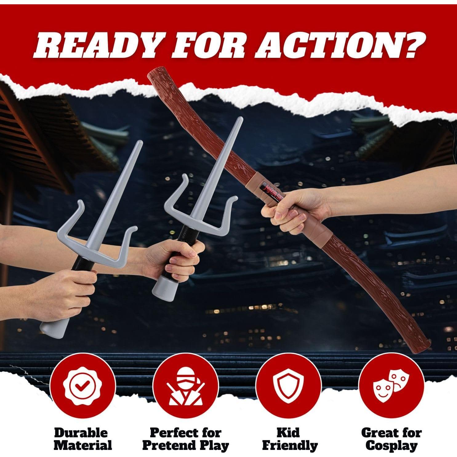 Conjunto de Armas de Ninja Liberty Imports para Niños - Juego de Rol