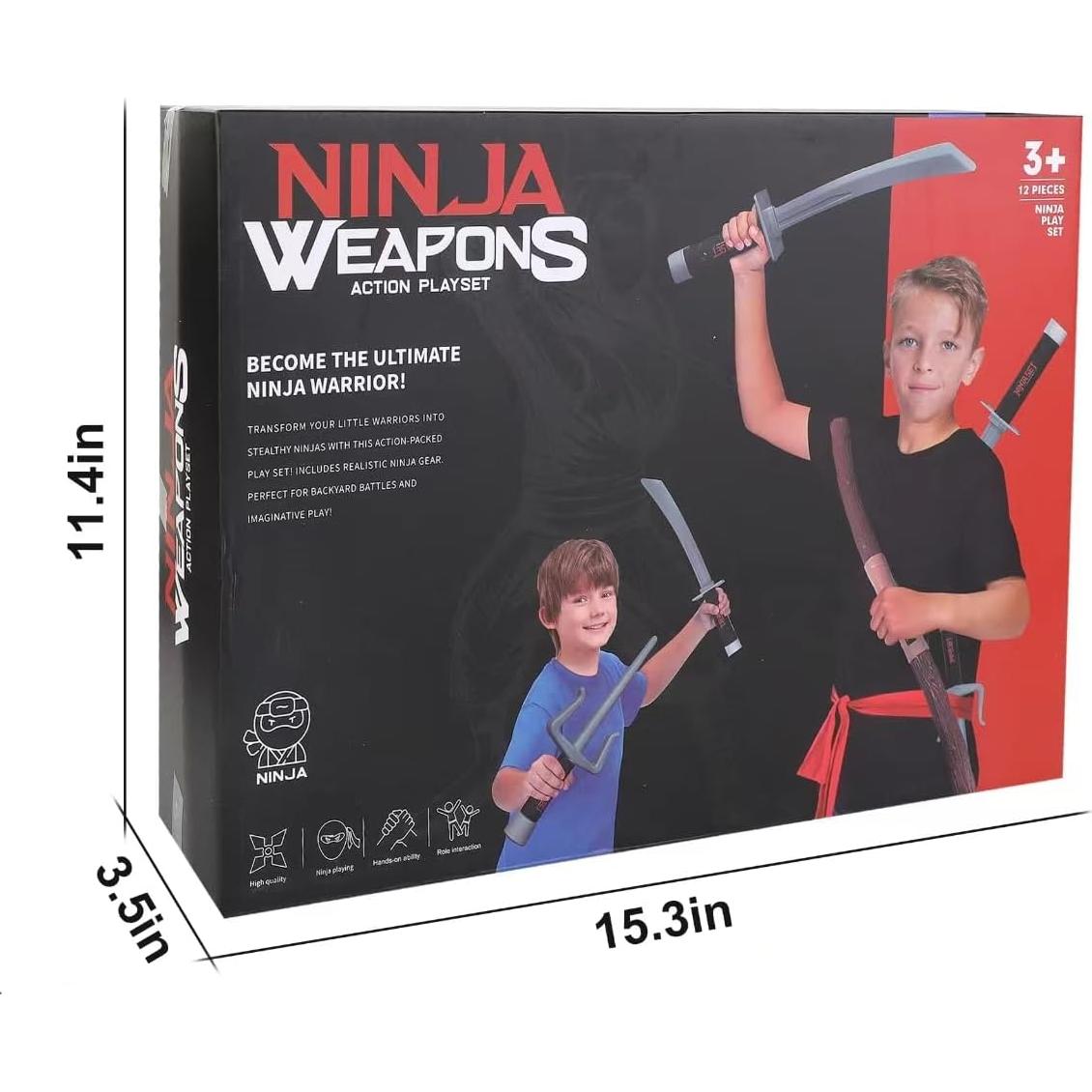 Conjunto de Armas de Ninja Liberty Imports para Niños - Juego de Rol