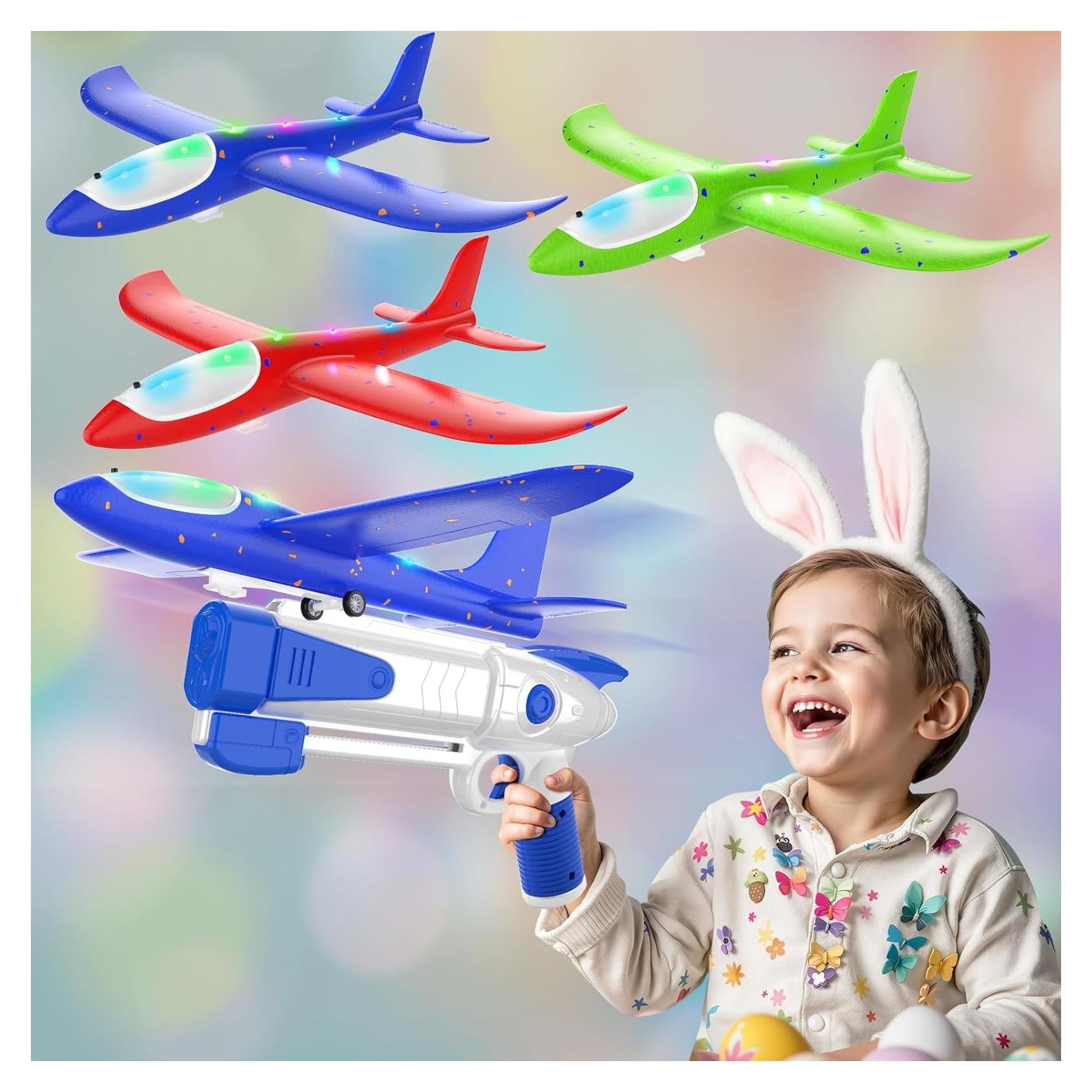 Paquete de 3 Lanzadores de Aviones de Espuma Wesfuner