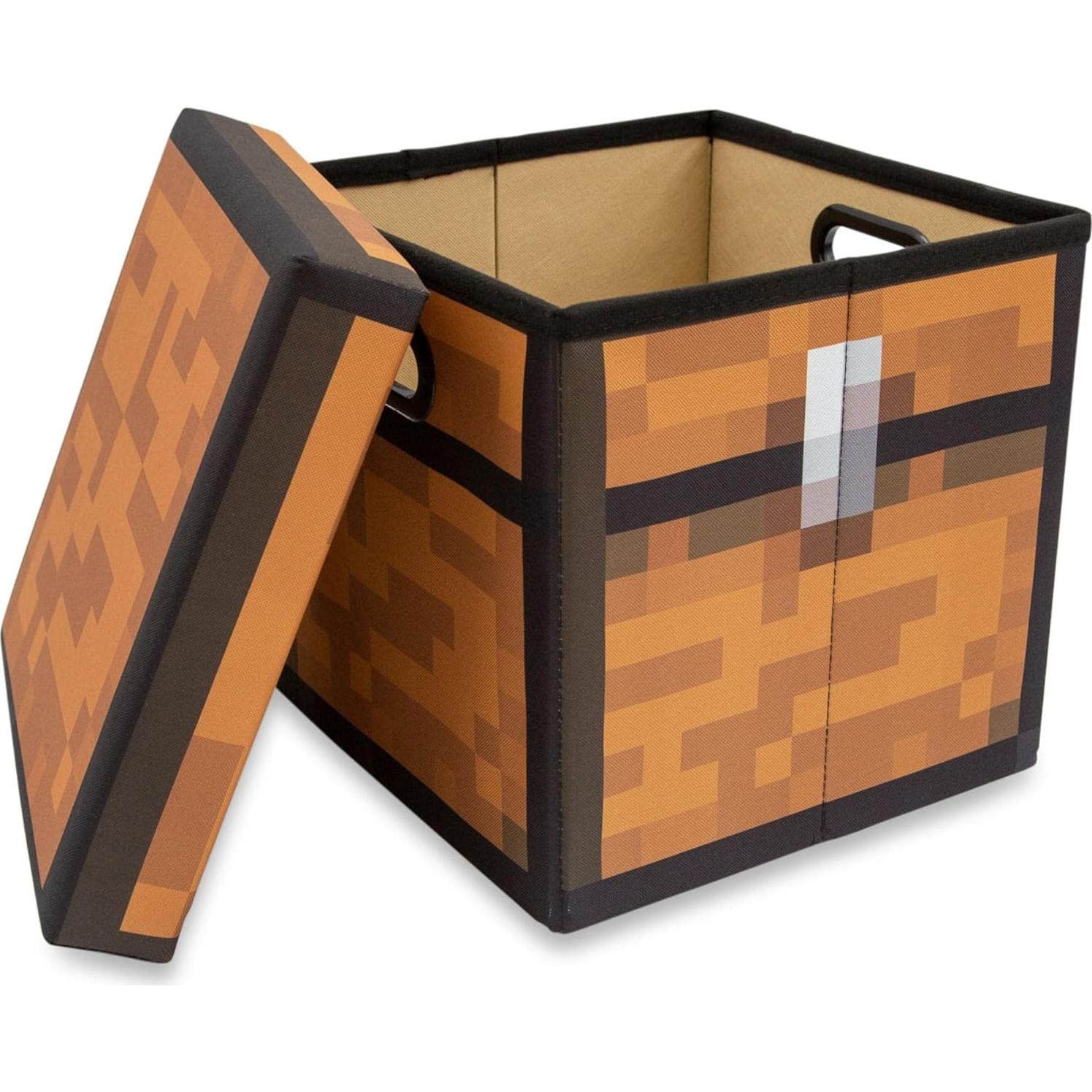 Cofre Marrón de Minecraft - Caja de Almacenamiento 33 cm