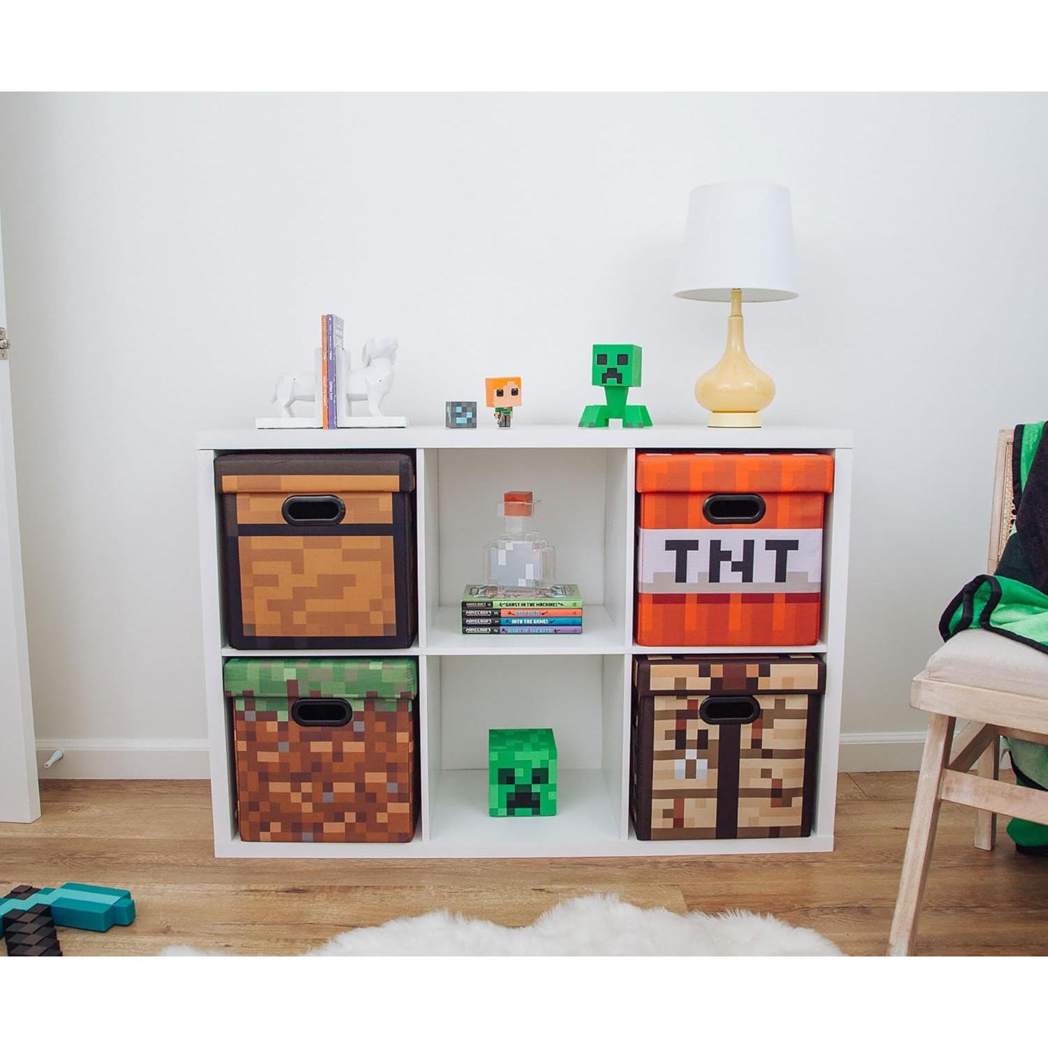 Cofre Marrón de Minecraft - Caja de Almacenamiento 33 cm