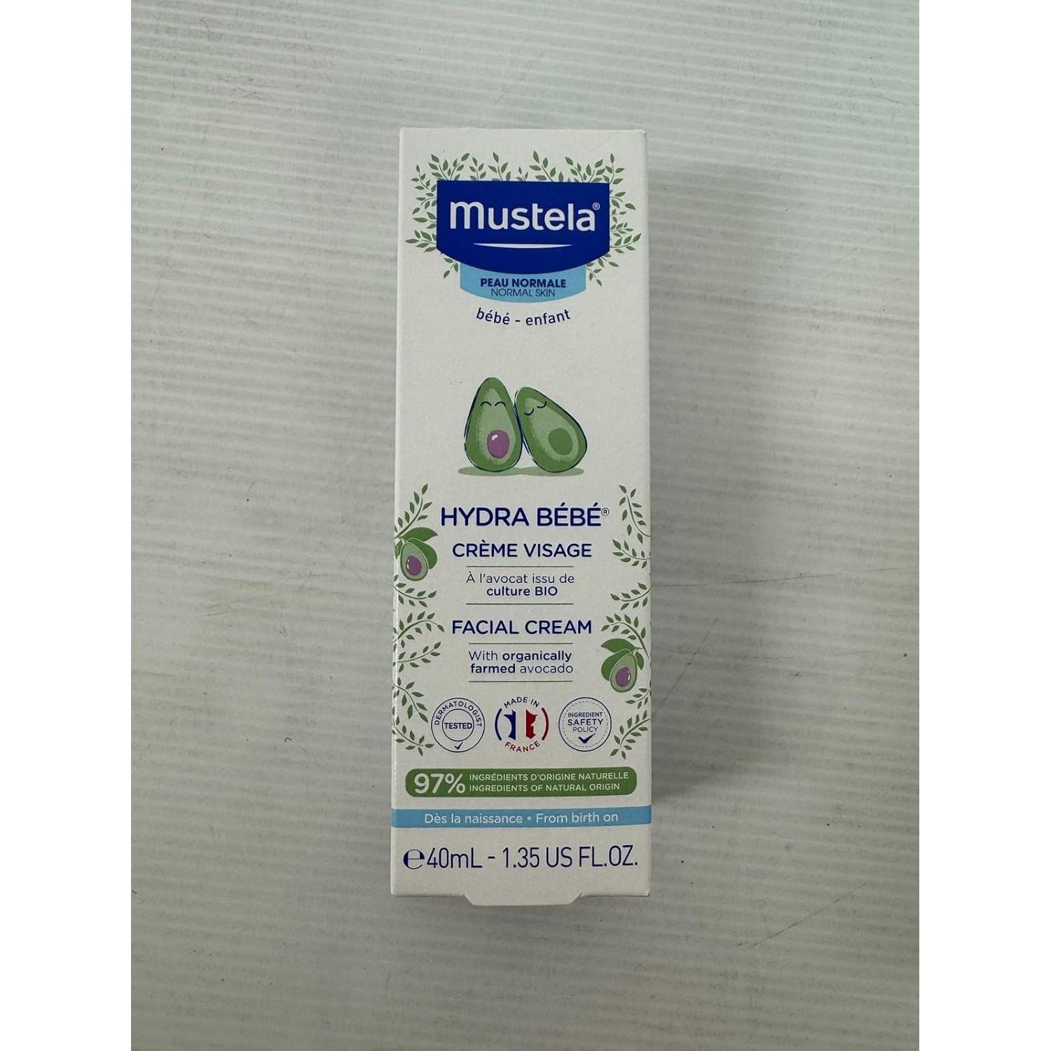 Crema Facial Mustela Hydra Bebé 40 ml - Hidratante Diario