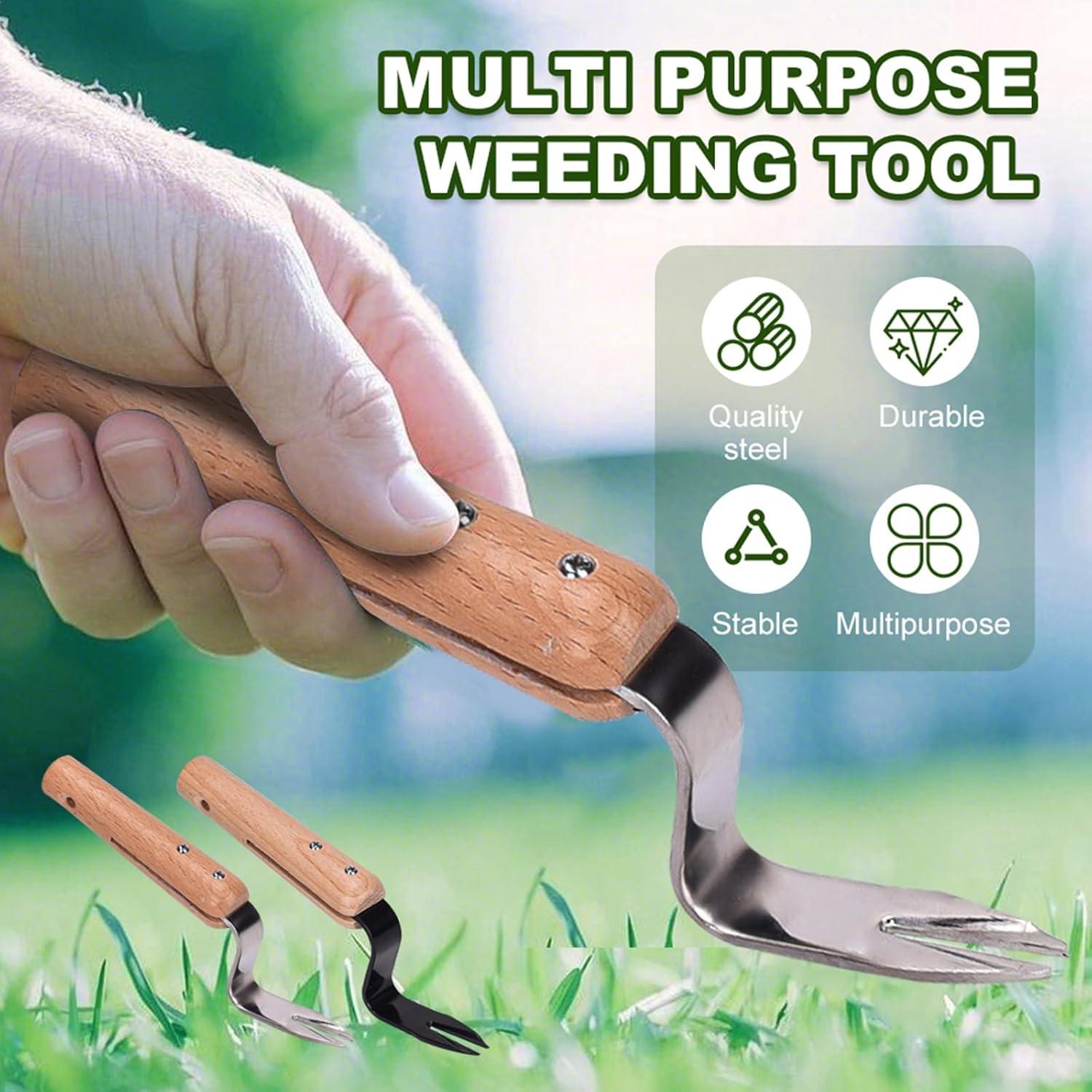 Elevador de Raíces para Desmalezar PUSKIU Acero Inoxidable 19.5 cm