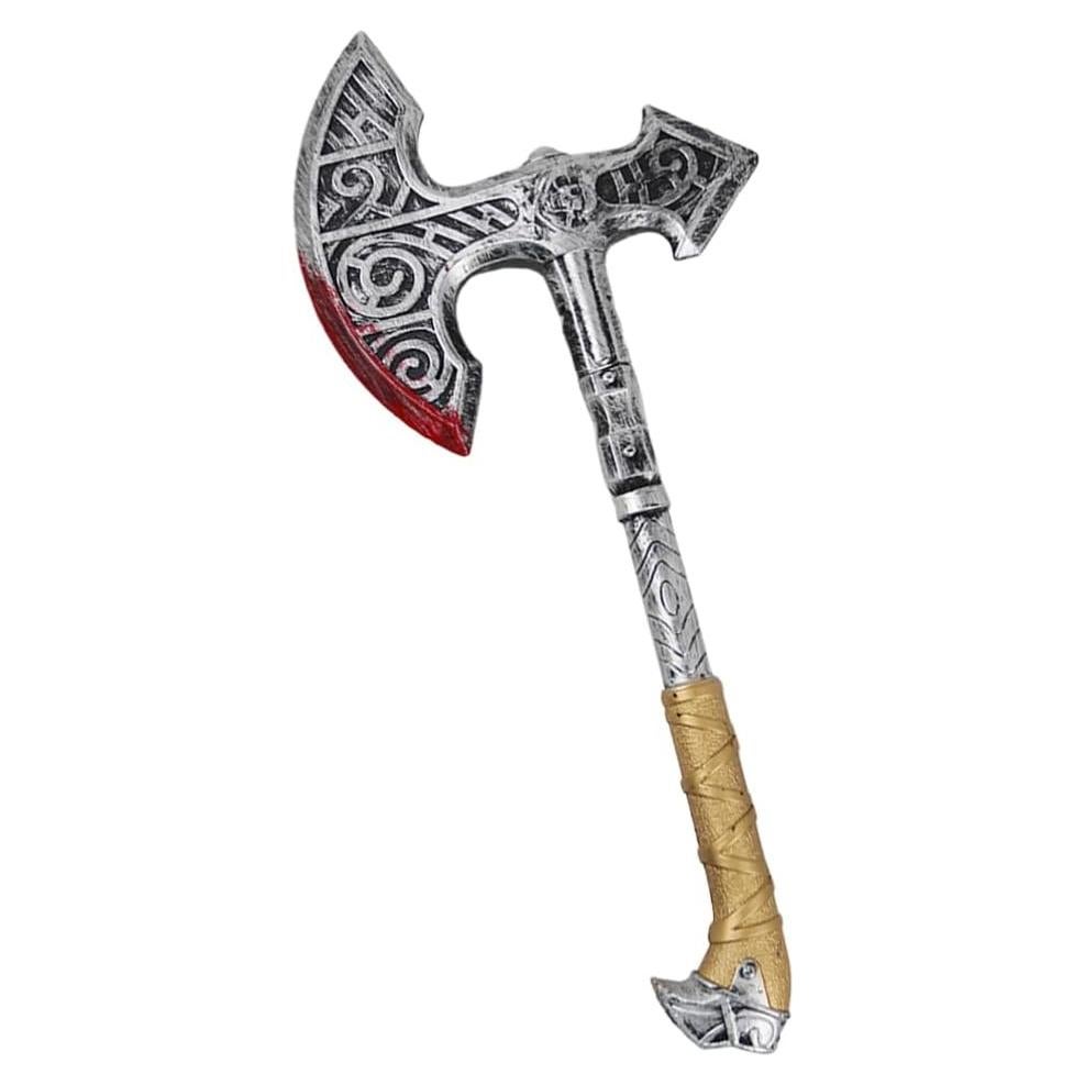 Hacha Falsa de Halloween Vikinga - Accesorio de Disfraz Unisex