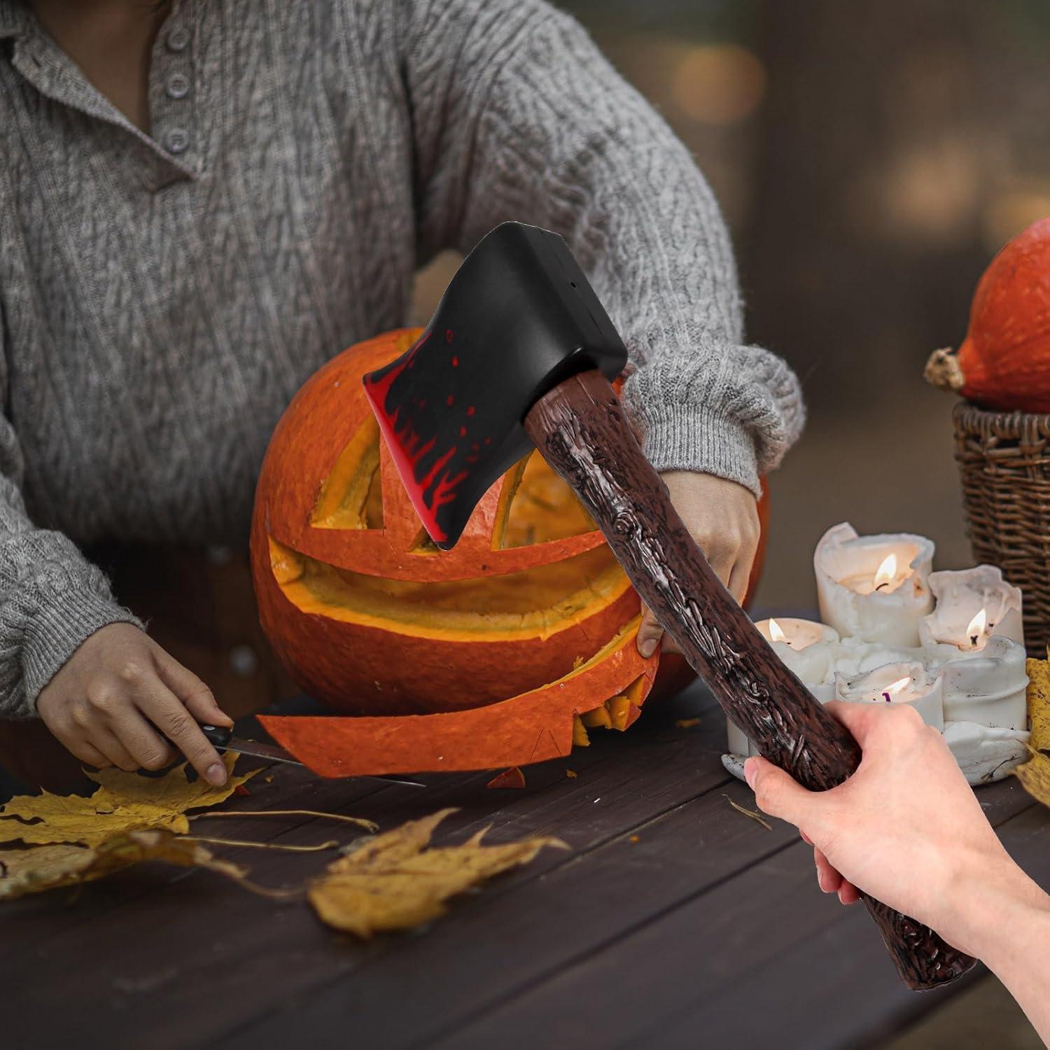Hacha Falsa de Plástico Multicolor para Halloween - BESPORTBLE