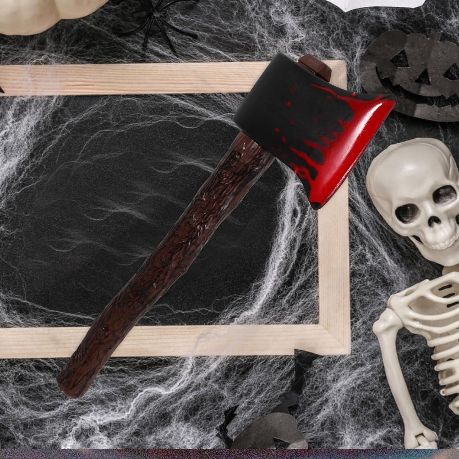 Hacha Falsa de Plástico Multicolor para Halloween - BESPORTBLE