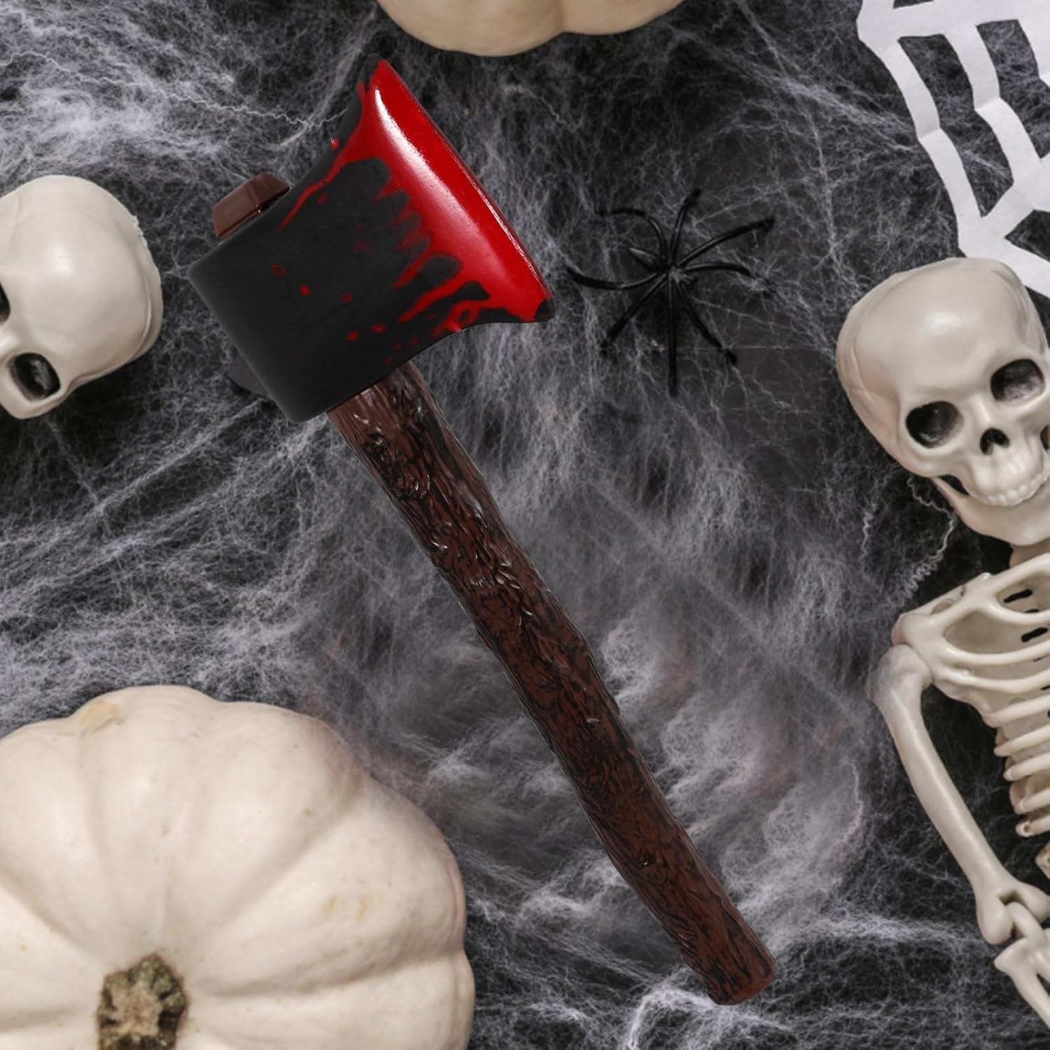 Hacha Falsa de Plástico Multicolor para Halloween - BESPORTBLE