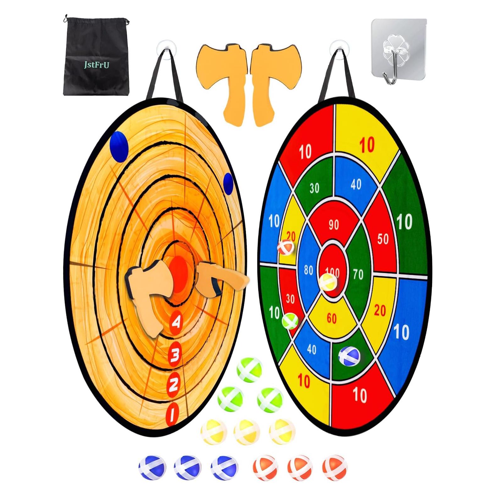 Juego de Lanzamiento de Hachas de Espuma JstFrU 66 cm Doble Cara