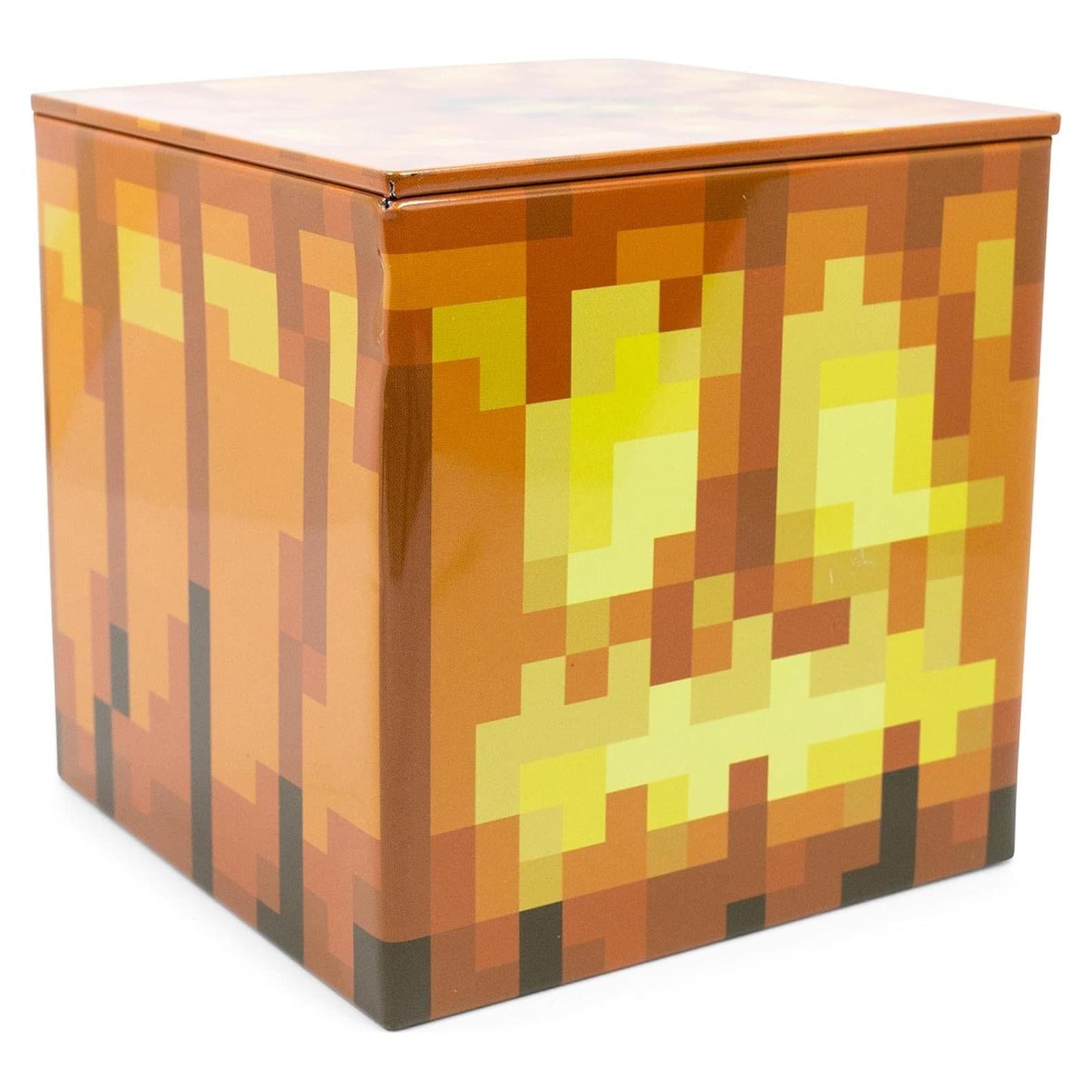 Caja de Almacenamiento Minecraft Jack O'Lantern 10.16 cm Metal