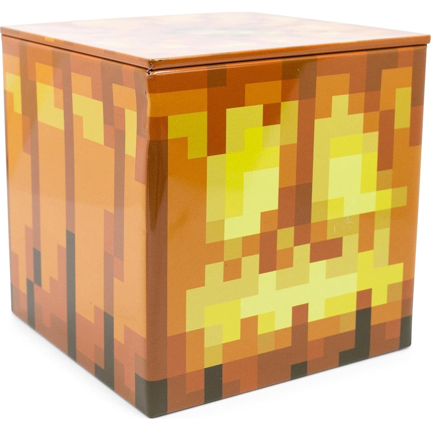 Caja de Almacenamiento Minecraft Jack O'Lantern 10.16 cm Metal