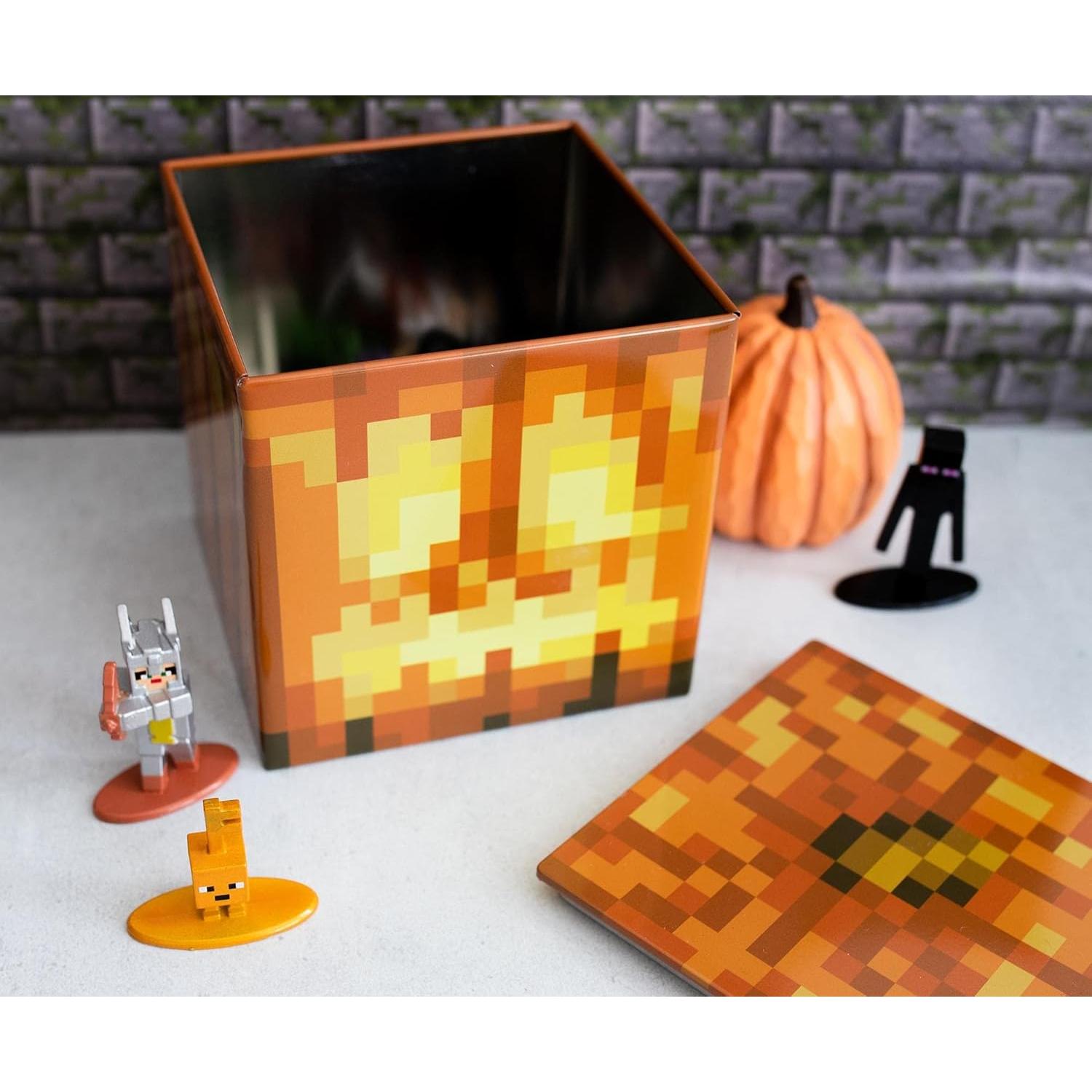 Caja de Almacenamiento Minecraft Jack O'Lantern 10.16 cm Metal